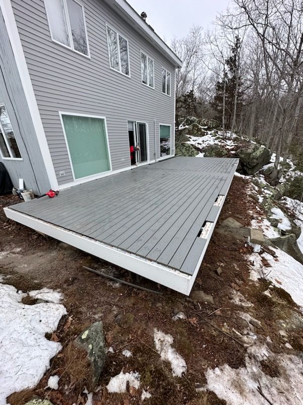 Deck and Siding project in Gloucester, MA by UBrothers Construction