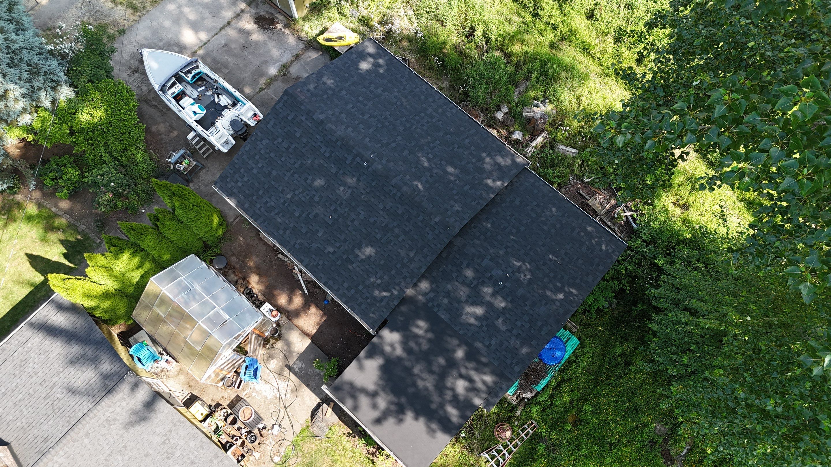 Garage Roof Replacement by Pierce Roof Pros