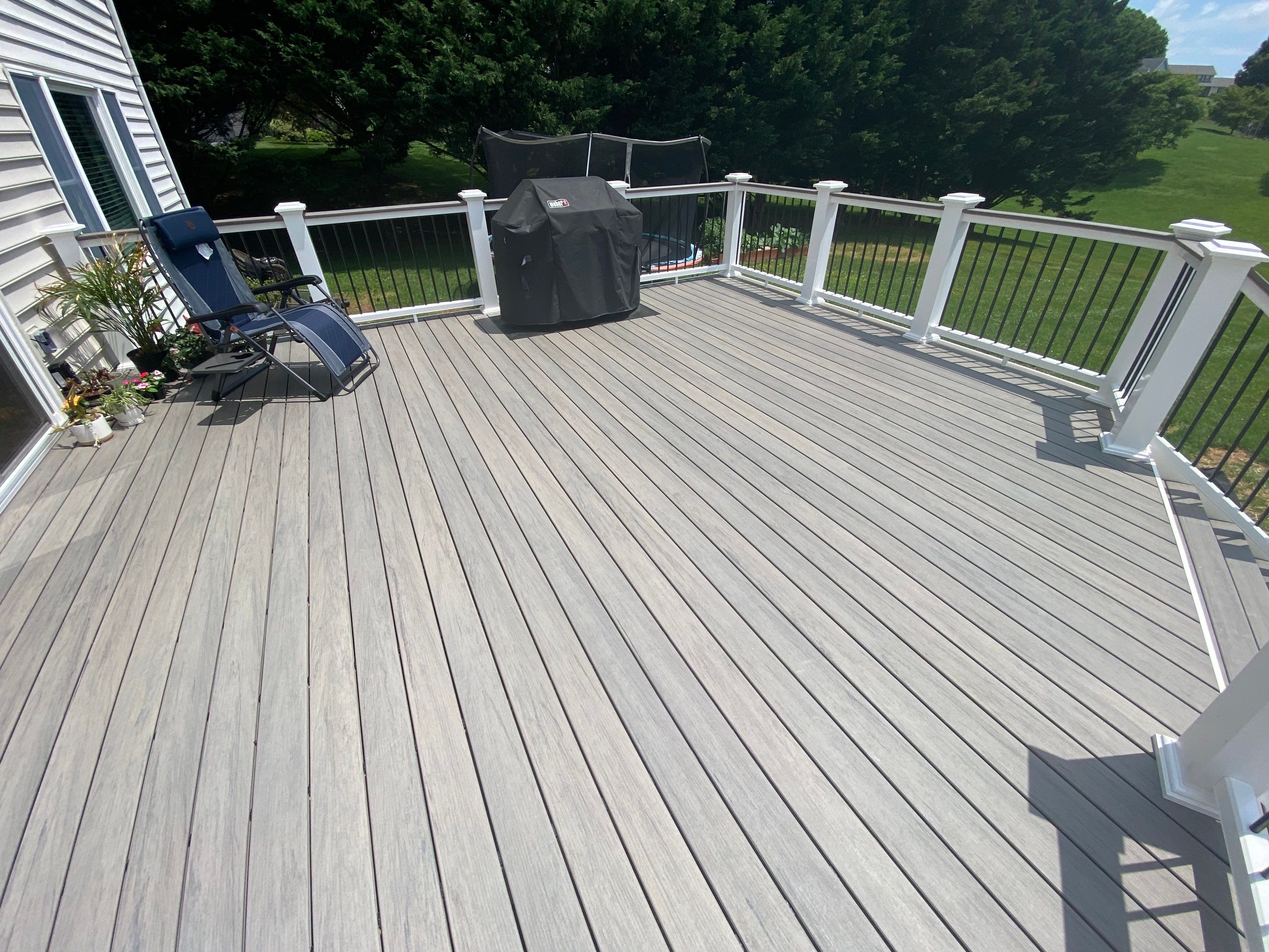 Backyard Transformation using Techo-Bloc Pavers by The Smet Companies, LLC