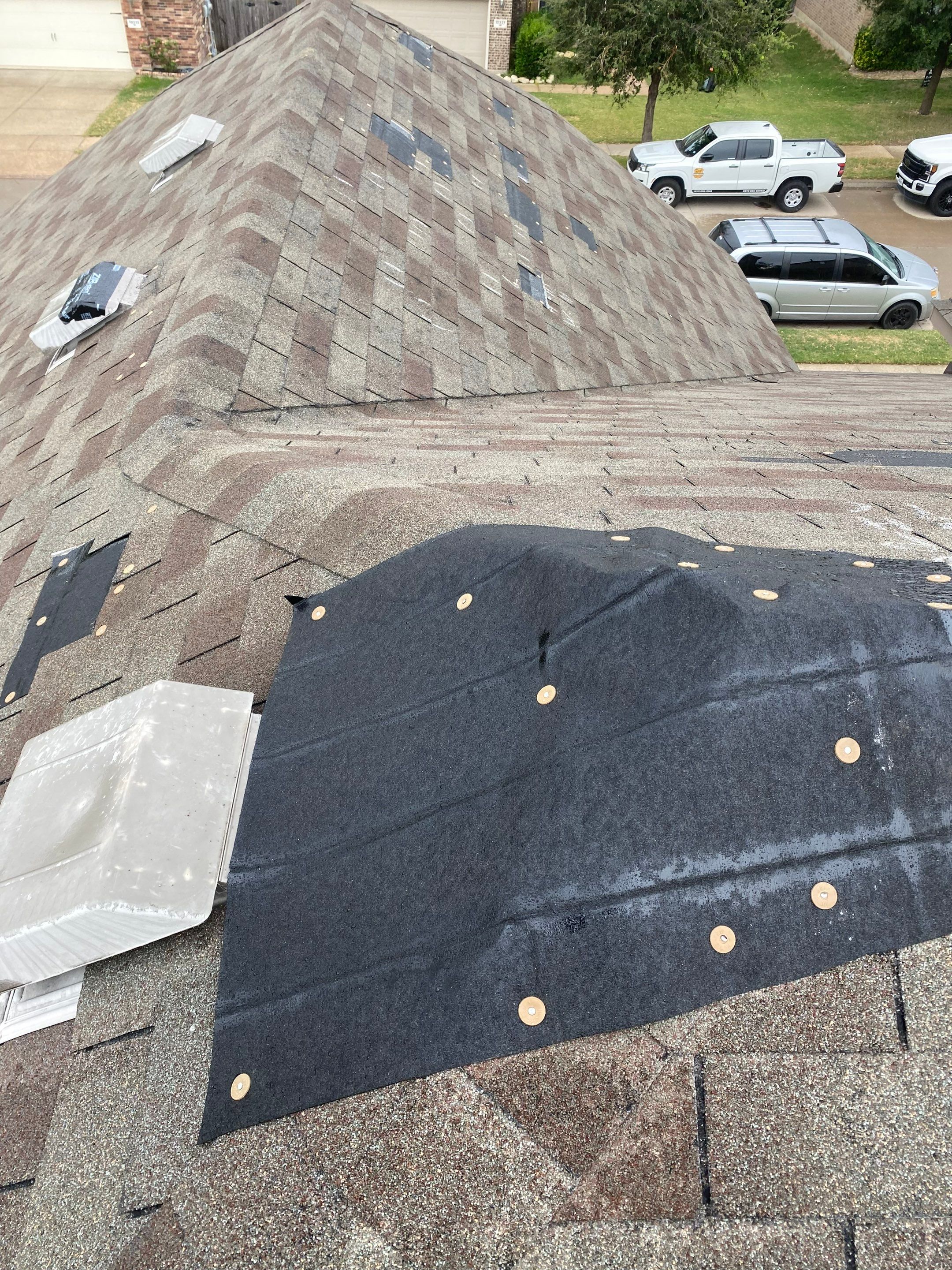Residential Roofing Installation using Malarkey Vista AR by Harvey Roofing & Construction