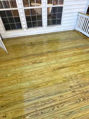 Wood Deck using Wood Sealant