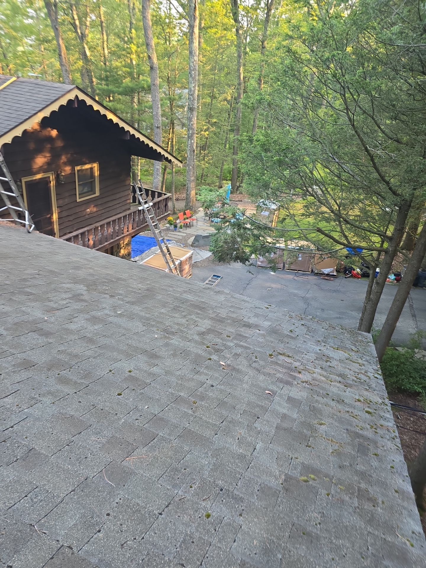 Stunning Tesla Solar Roof Cabin in the Woods by American Home Contractors