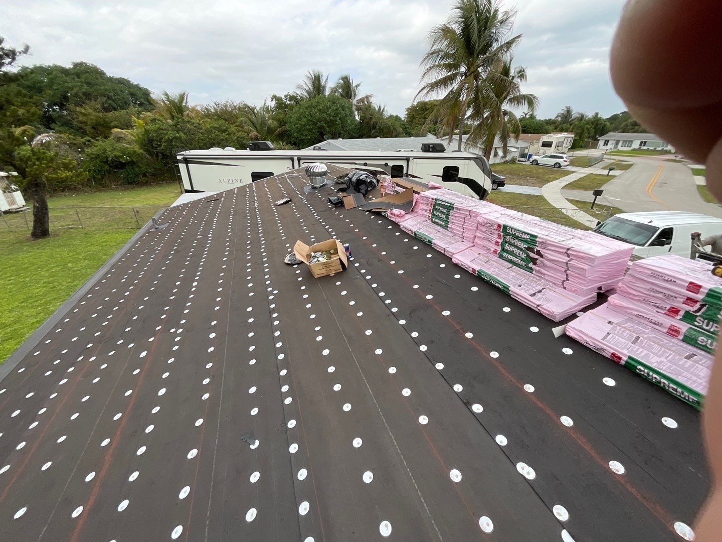 Residential Roofing Installation using Owens Corning Three Tab Shingles by First Due Roofing