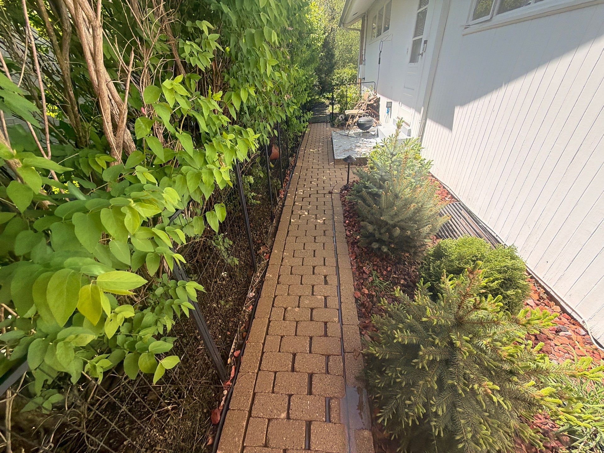 Brick Paver Cleaning and Polymeric Sand Installation by Northern Power Washing LLC.