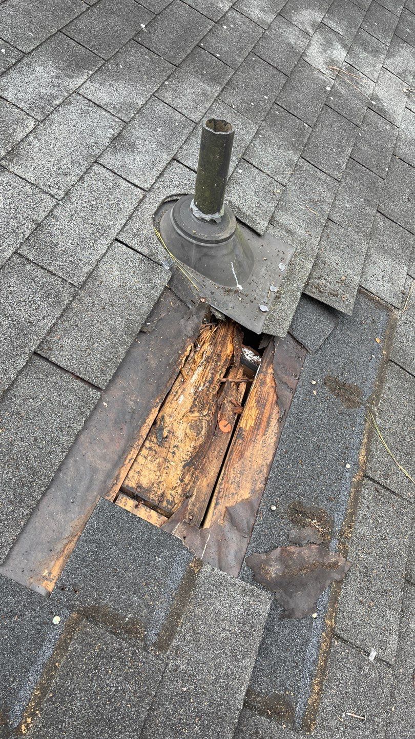 Residential Roofing Repair on old roof by Georgia Roof Advisors