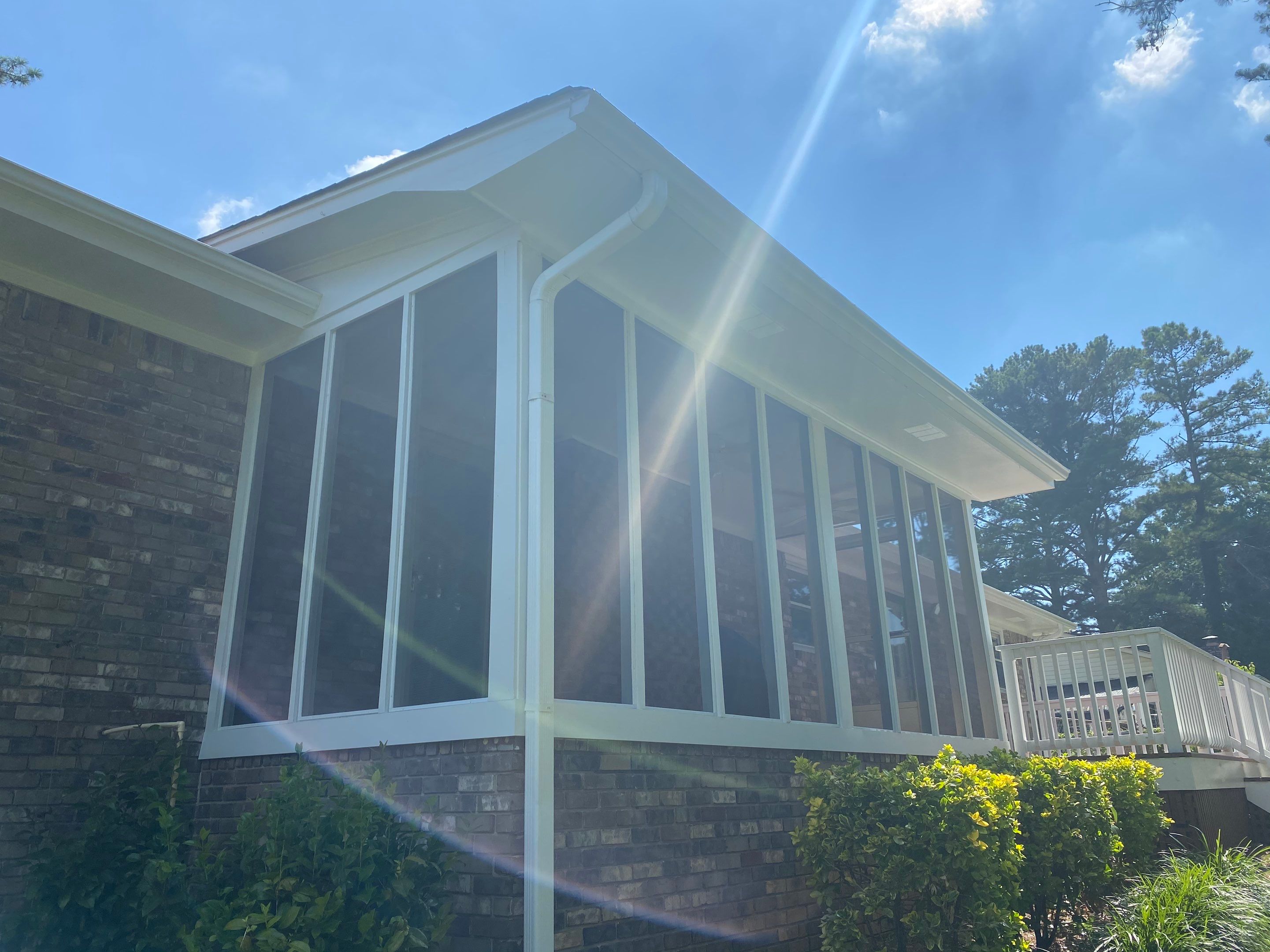 Composite Deck and Screened Porch Construction in Kennesaw by Swift Home Renovations