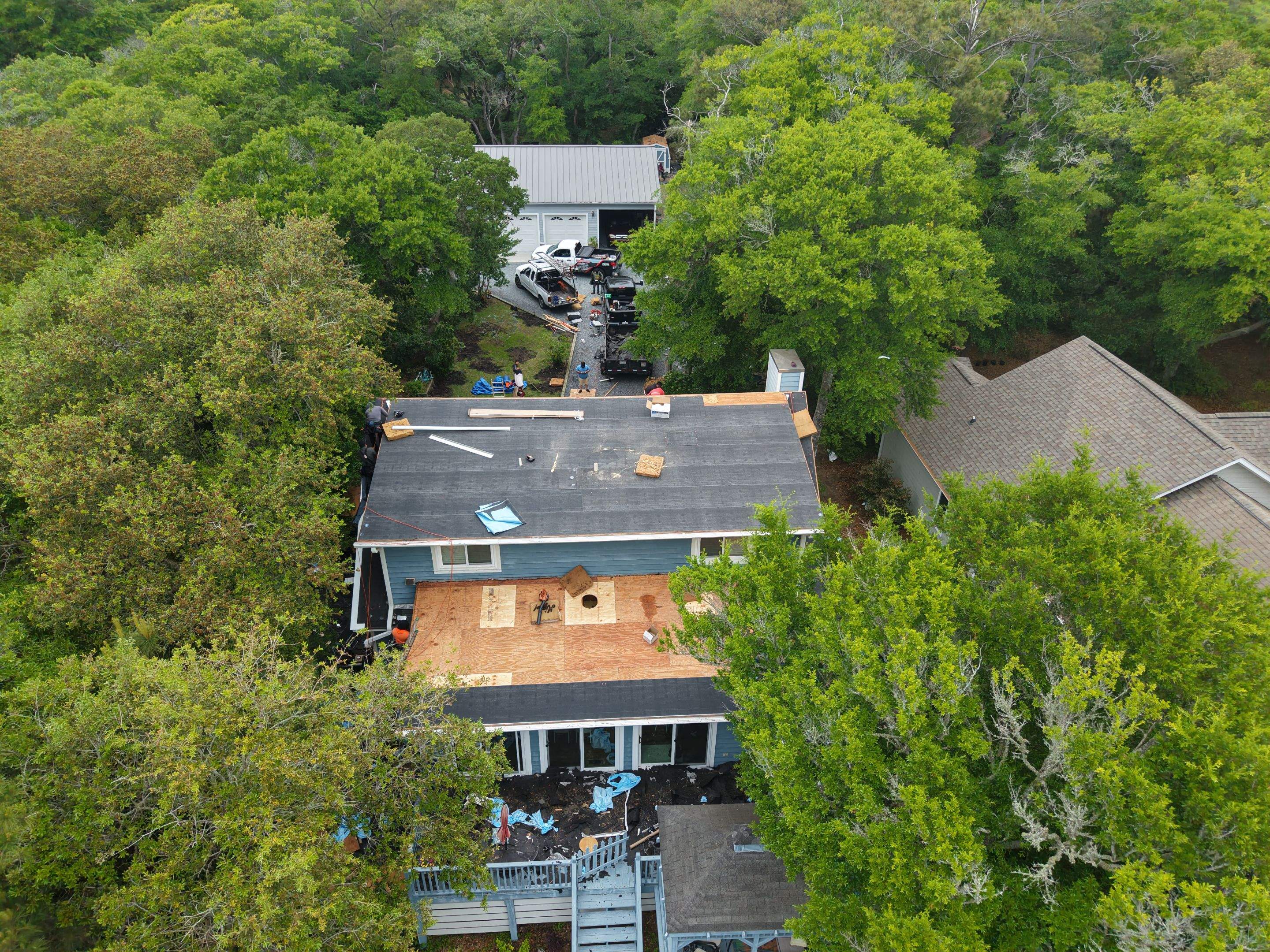 Roof Replacement using CertainTeed Landmark Pro Max Def Pewter by RGR Construction and Roofing, LLC