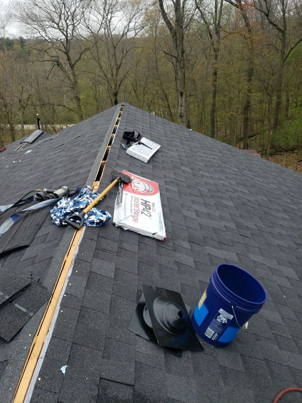 Brand: Atlas Pinnacle Color: Pristine Scotchgard Black Drip: Black by Eagle Eye Roofing