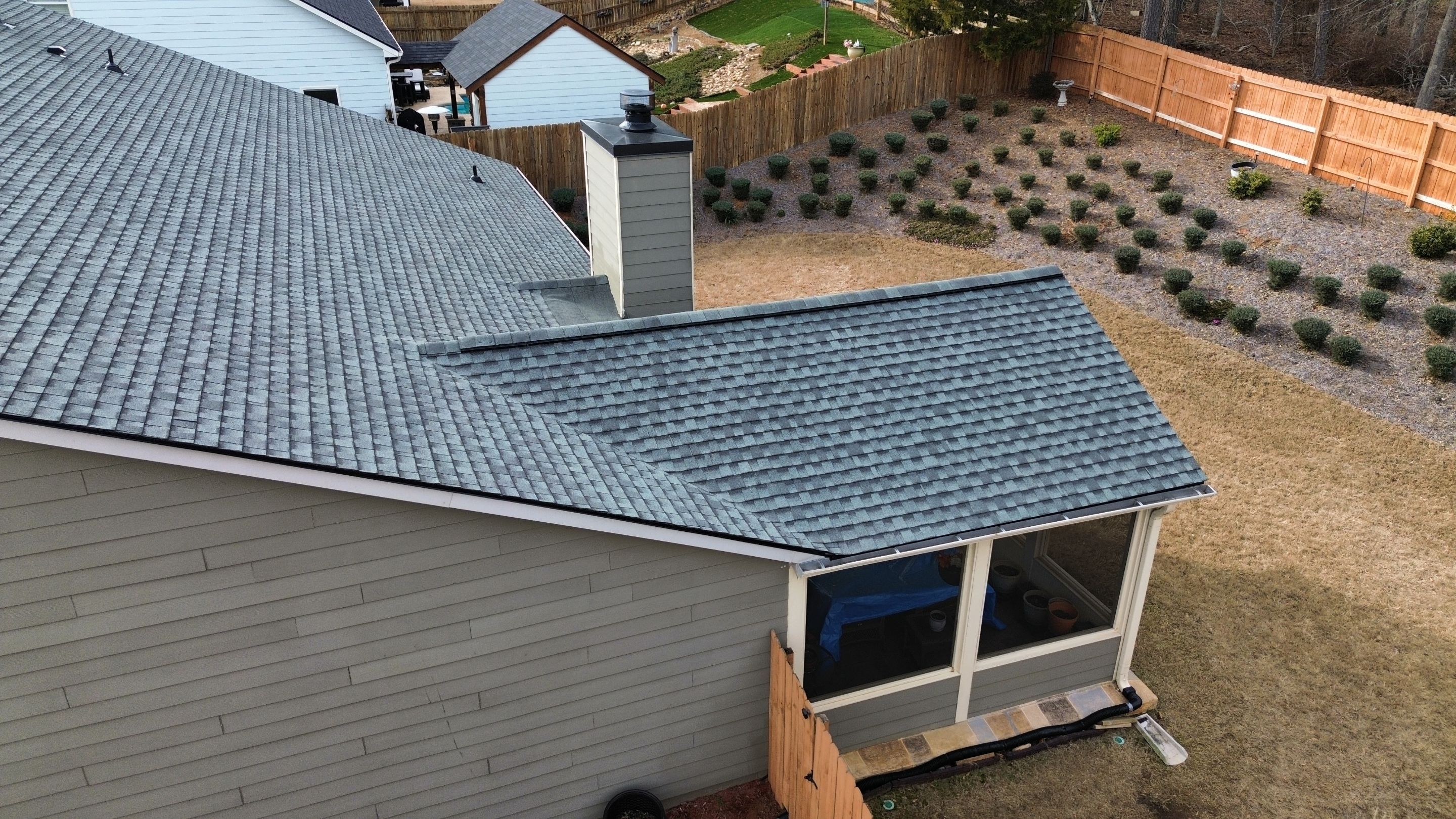 Cumming, GA Roof Replacement, GAF Ultra HDZ Slate by Reset Roofing