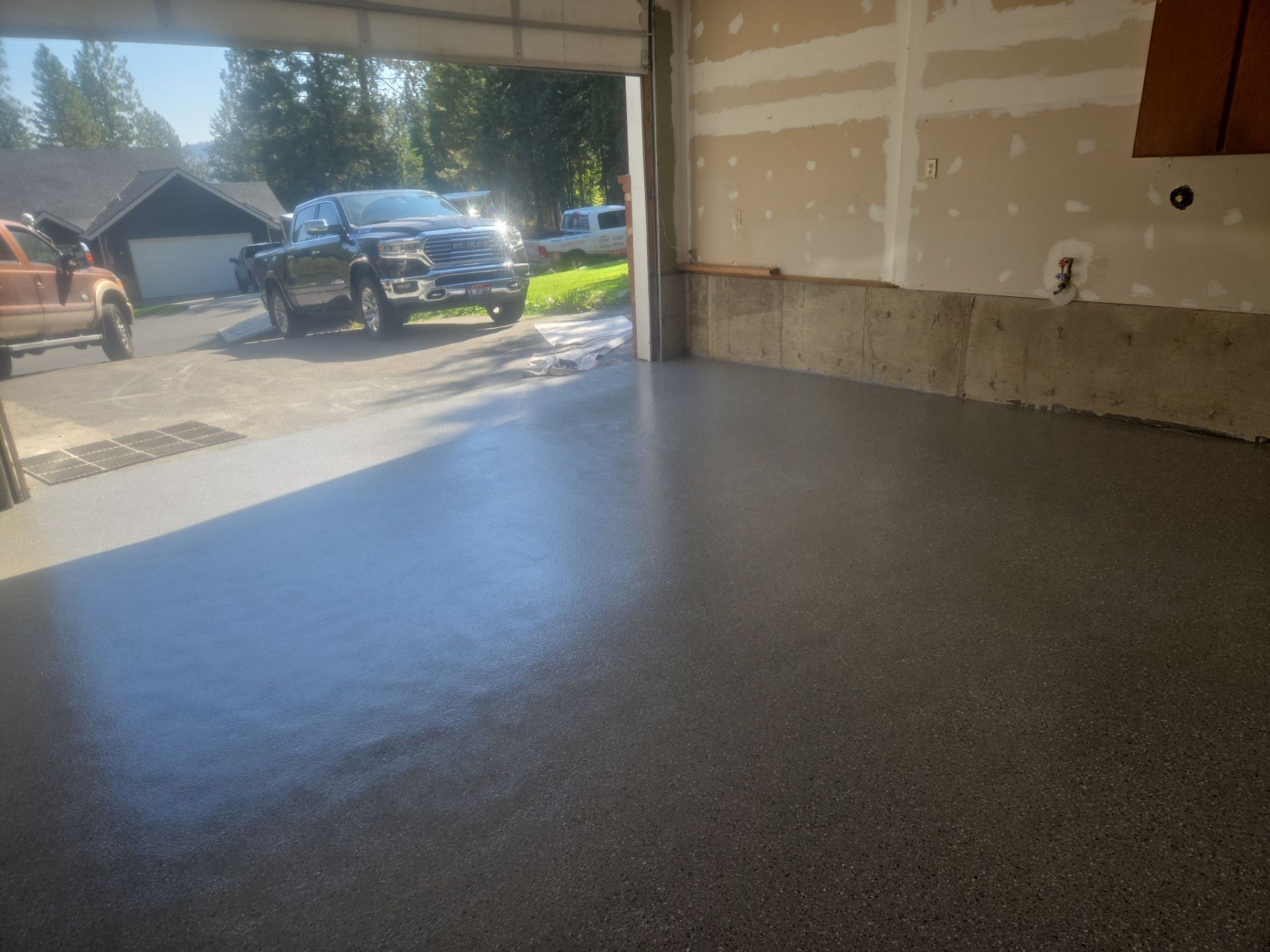 Garage Transformation using Shale Hybrid by Croc Coatings, LLC
