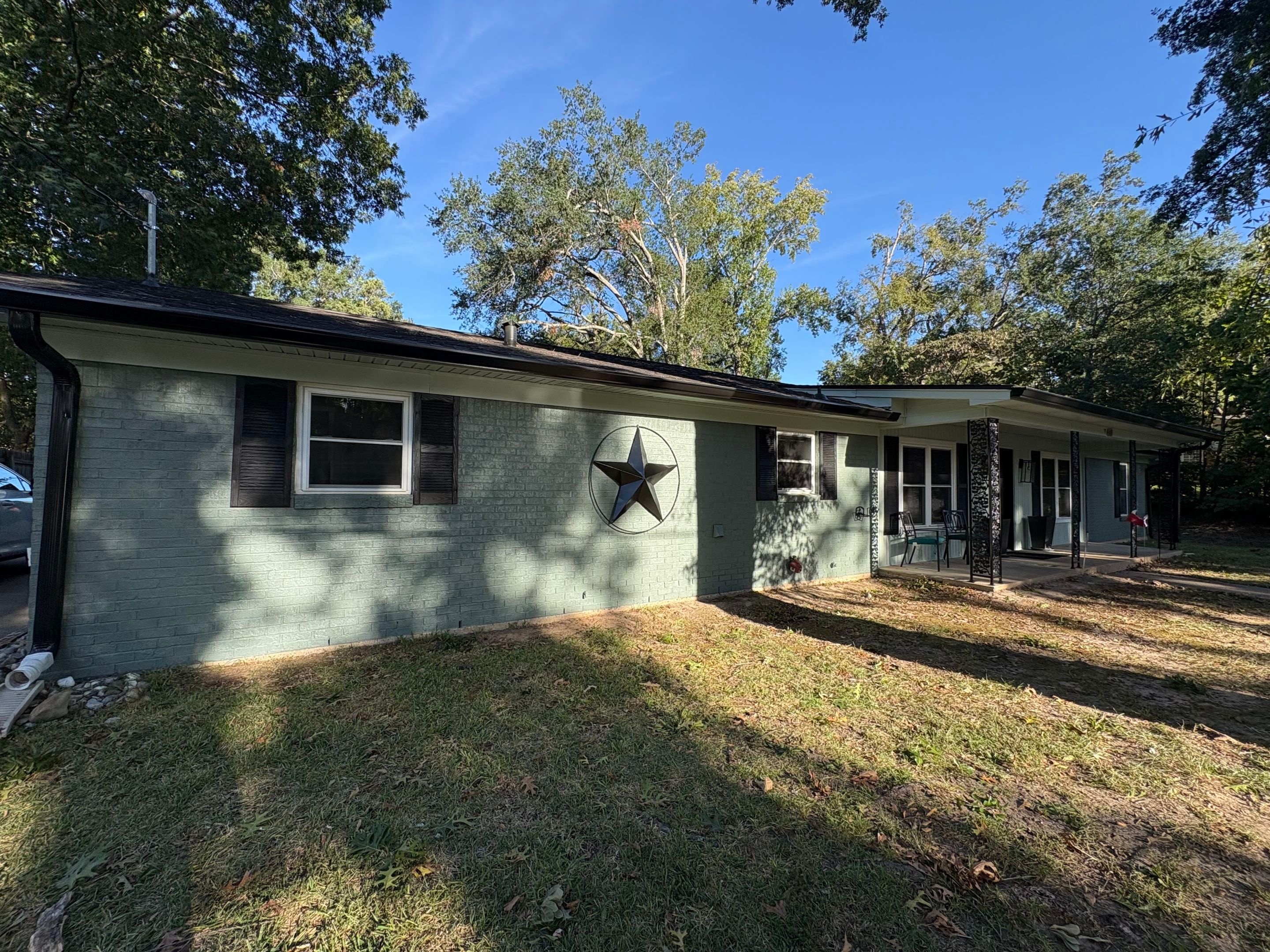 From Basic Brick to Bold Sage Green in Tyler, TX! Quality Coats Painting by Quality Coats Painting