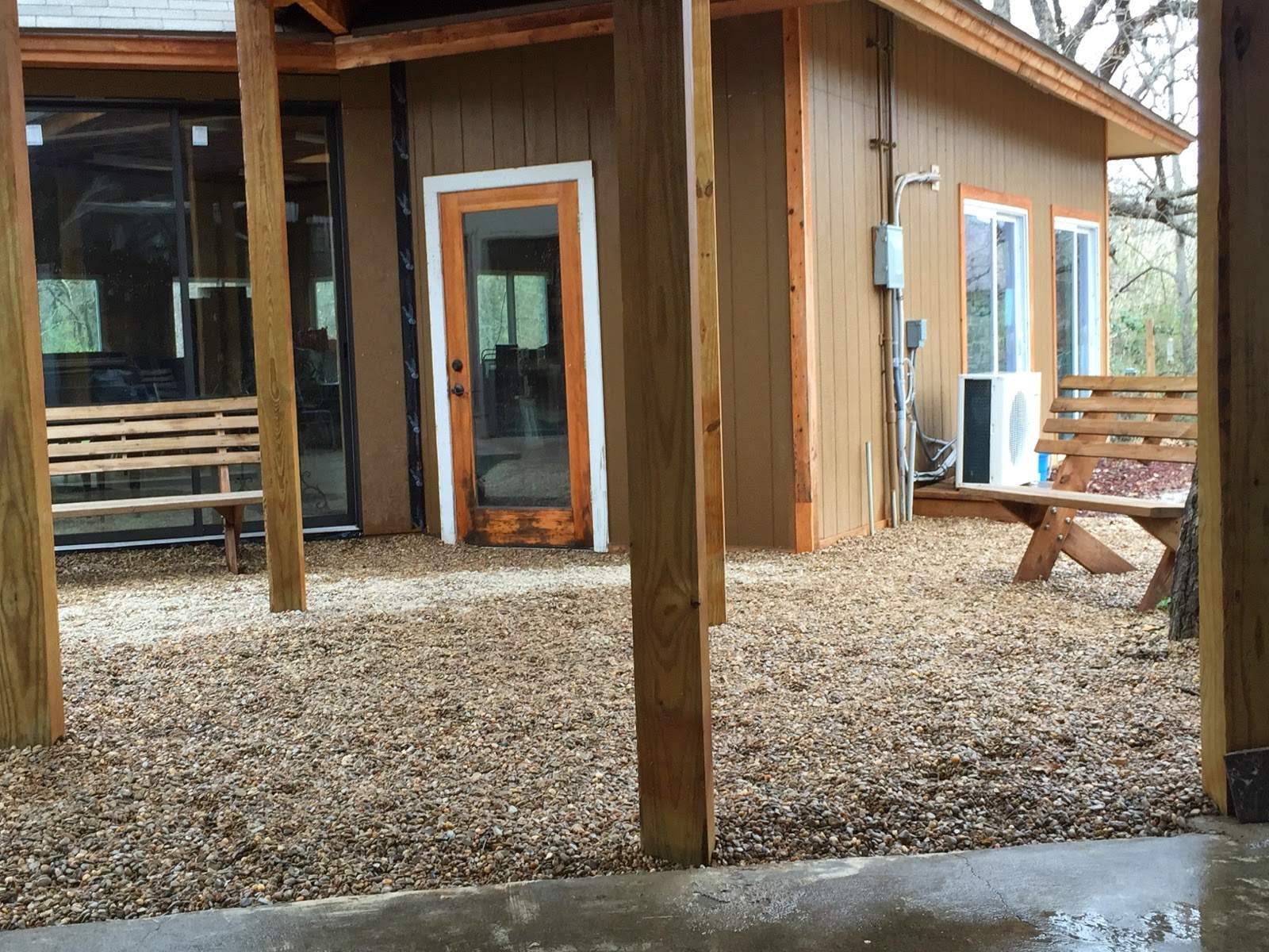 Covered Walkway Patio for a Private School by First United Roofing & Construction