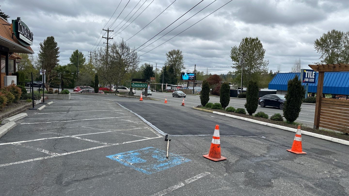 Lombardi's Restaurant/Bothell WA by Jireh Asphalt & Concrete Inc 