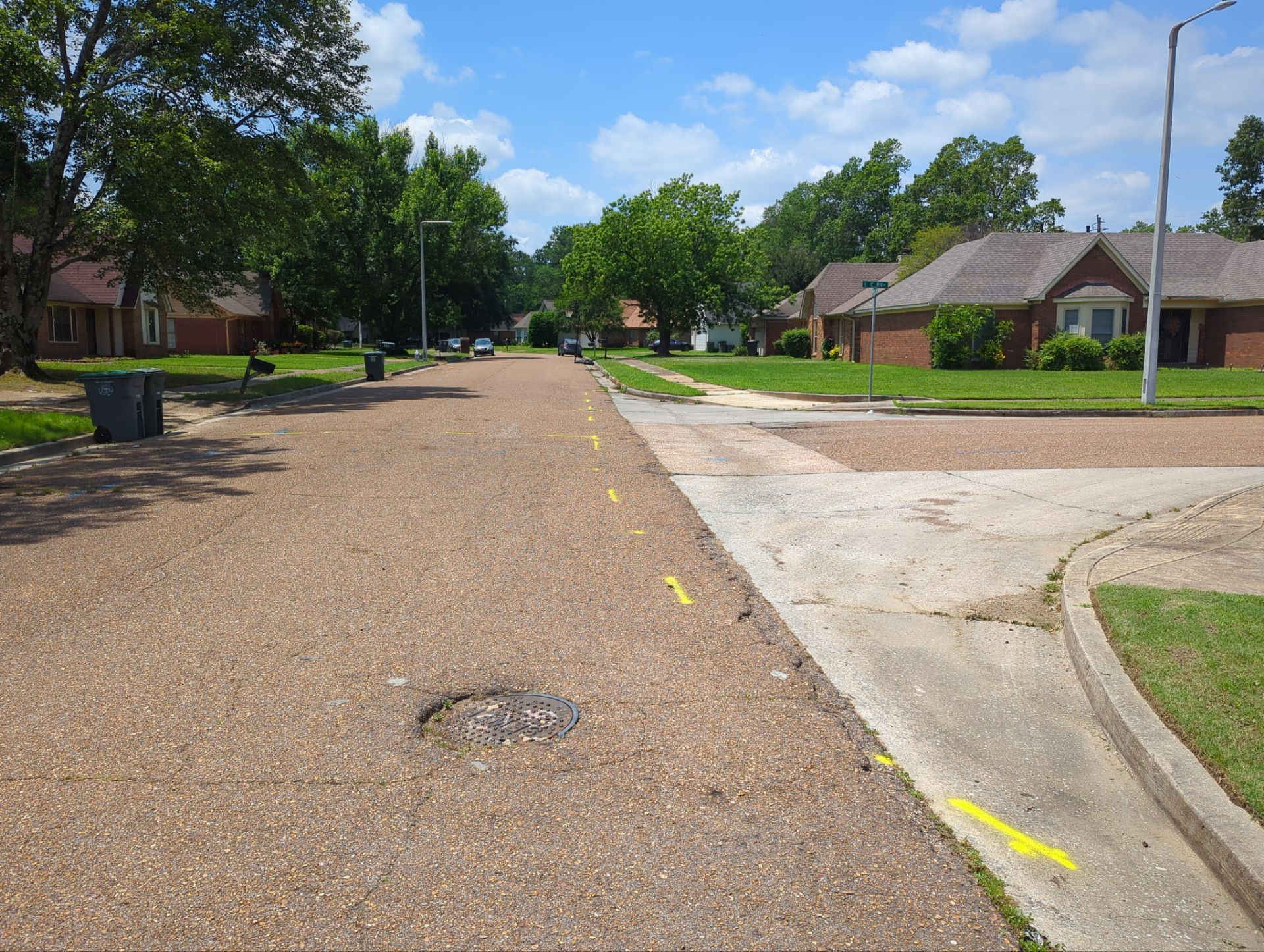 Utility R.O.W Locate for Survey and Design project by Alsip Locating Service, LLC