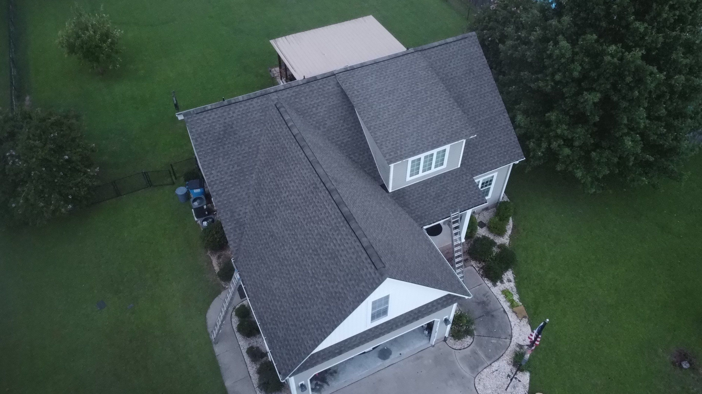 GAF HDZ Weathered Wood by Skybird Roofing