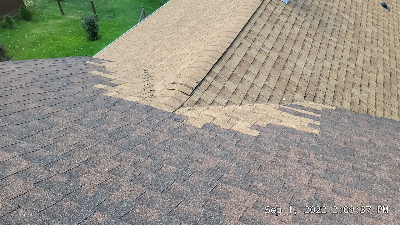 ATLAS PINNACLE COLOR: MORNING HARVEST DRIPE EDGE: WHITE by Eagle Eye Roofing