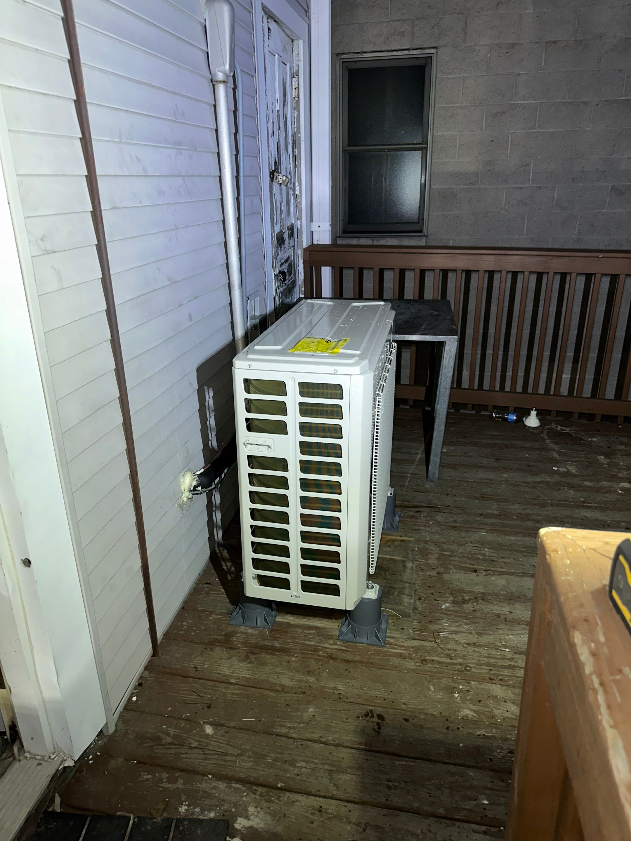 Hybrid Heat Pump System Attic Installation by MMDS