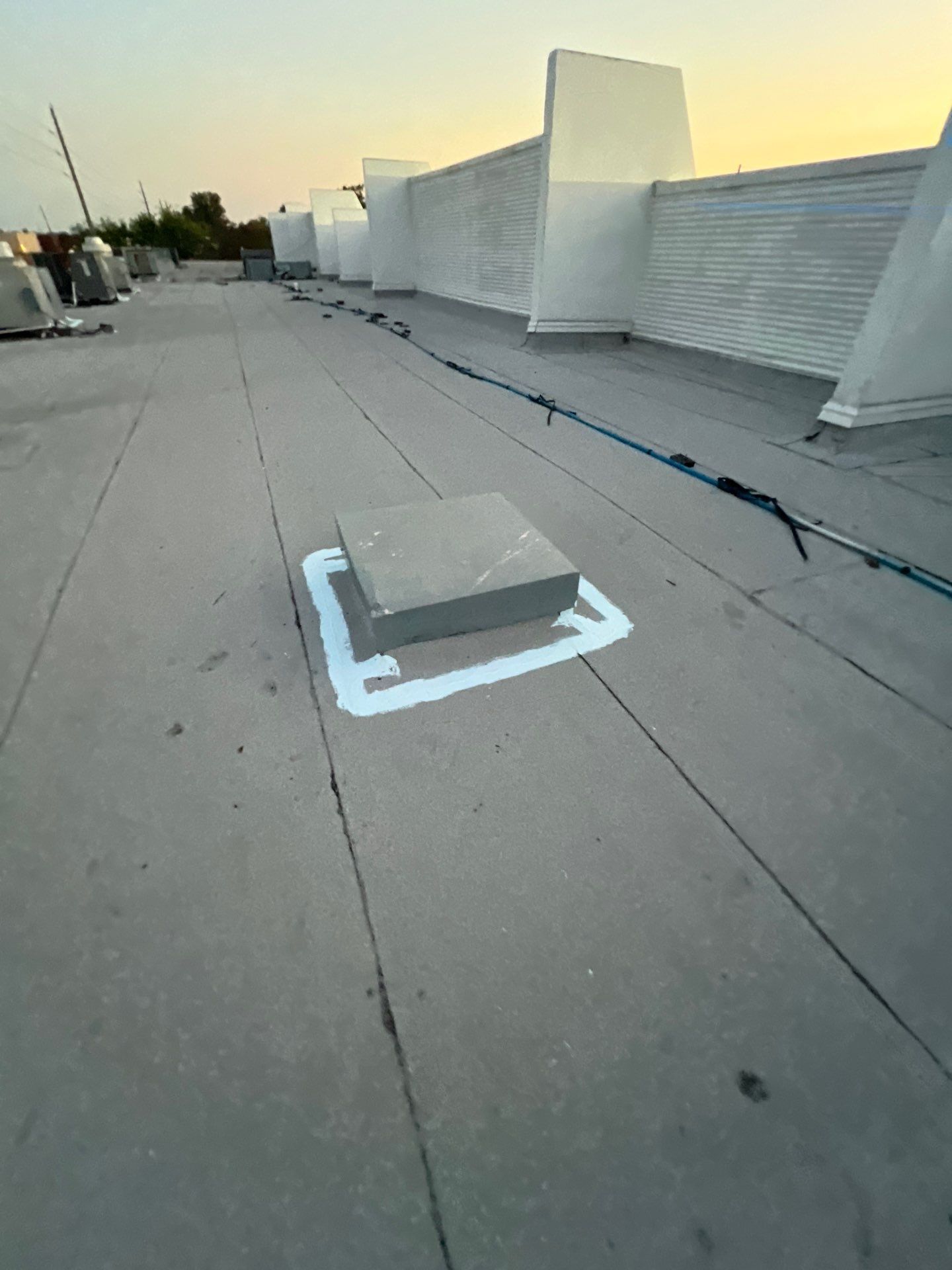 Commercial Roofing Repair using Customer requested products by Roof Repair Company