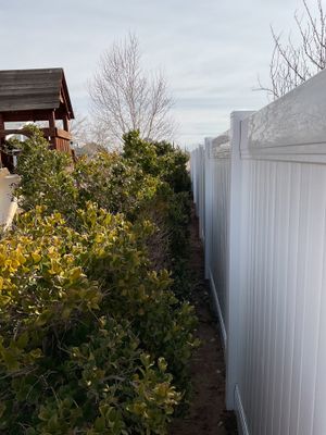 Fence Installation using Vinyl