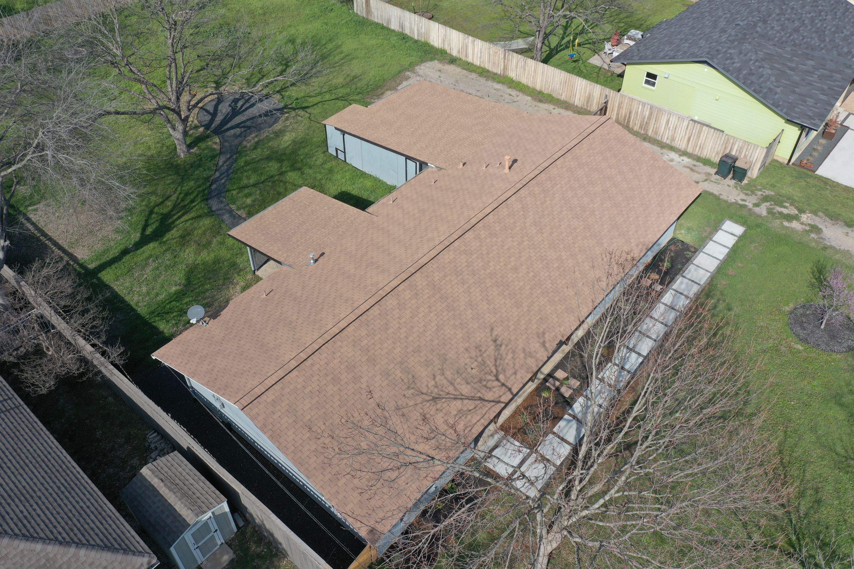Residential Roof Replacement using GAF - HDZ - Charcoal by Action Exteriors Austin