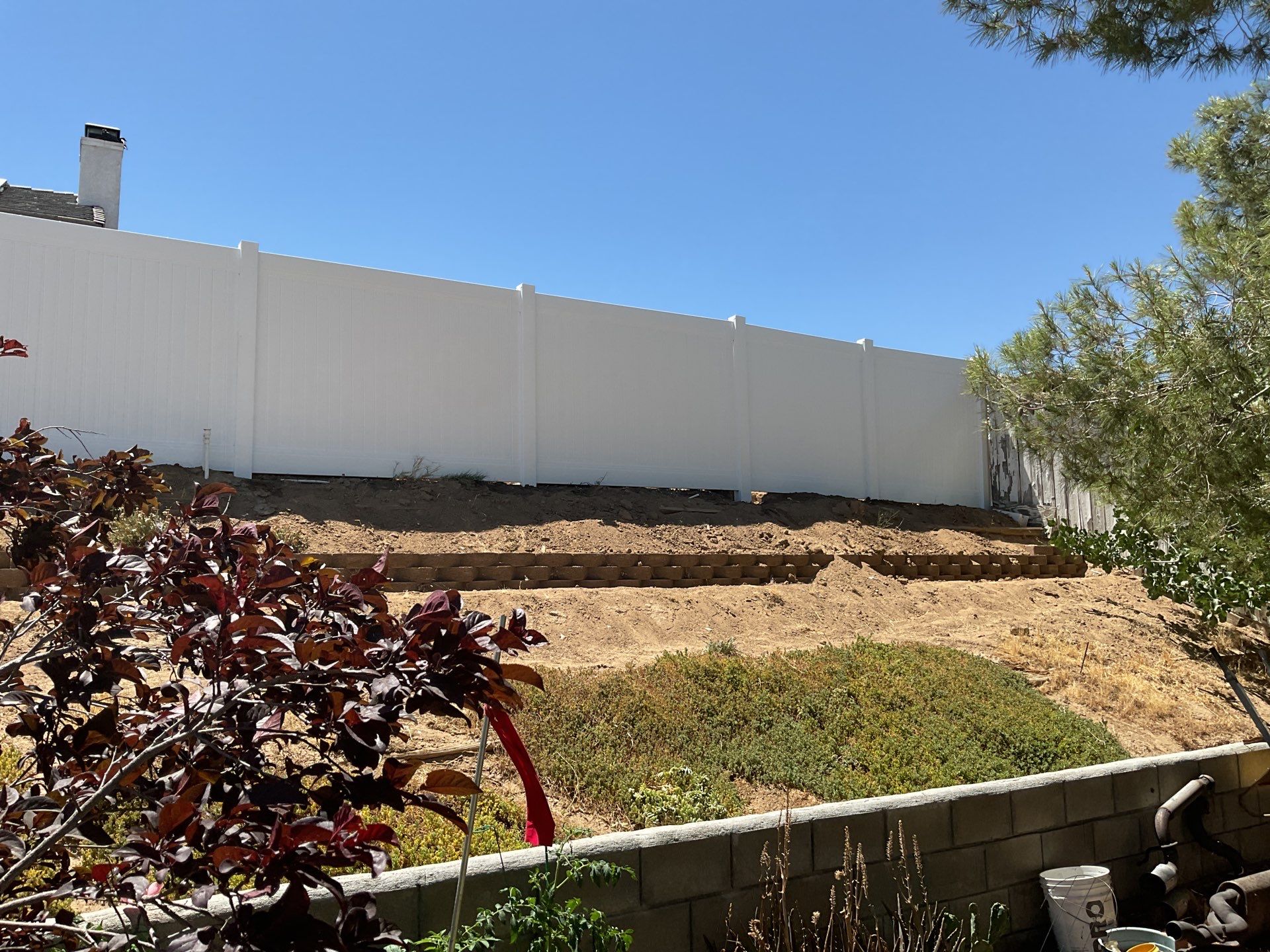 Fence Installation using Vinyl by Fence Guys Inc. 