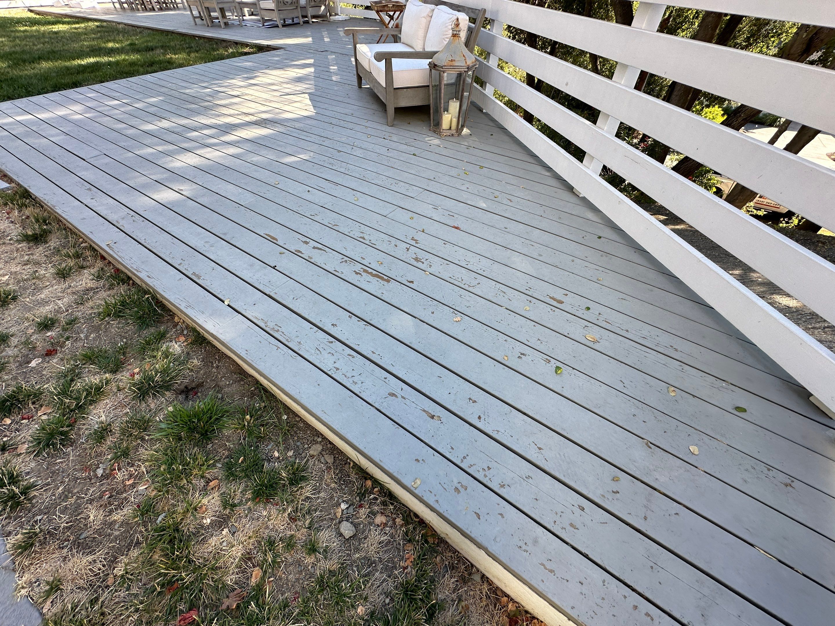 Deck Repaint using Sherwin-Williams by Herrera’s Bay Area Painting inc.