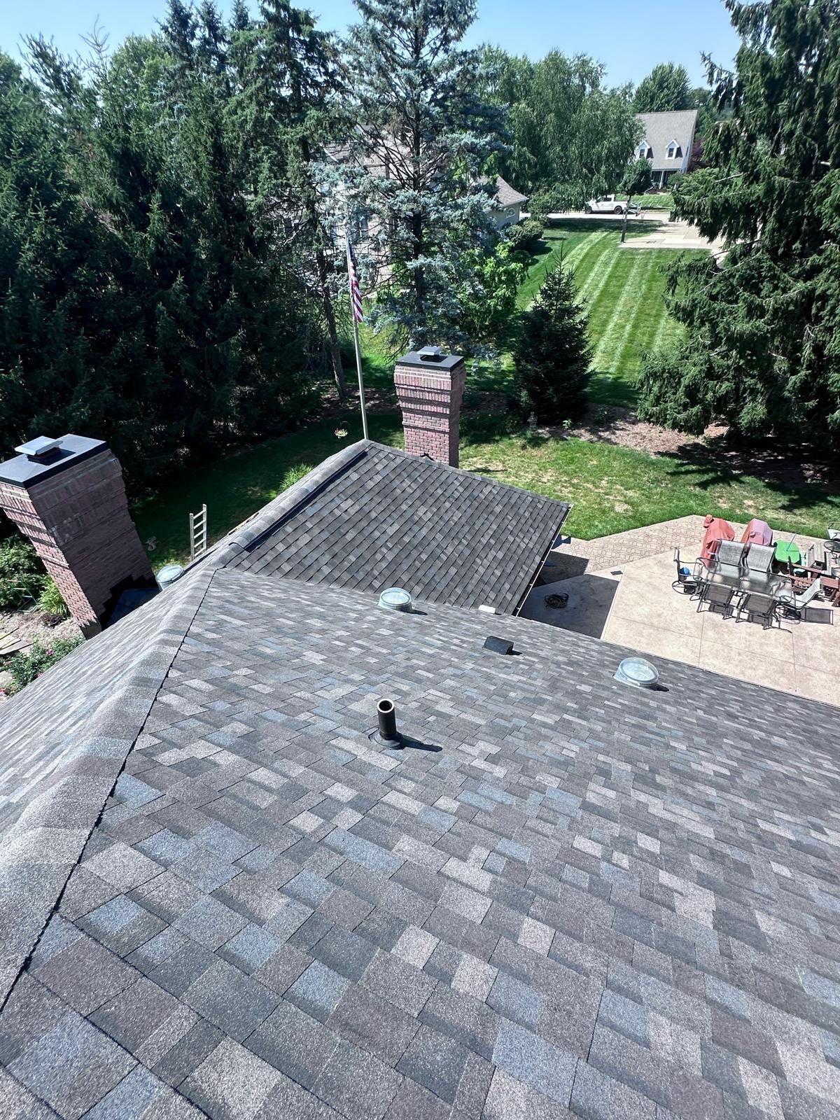 Wooster Residential Roof Replacement Using Multi-Toned Asphalt Shingles by Cornerstone Roofing And Siding