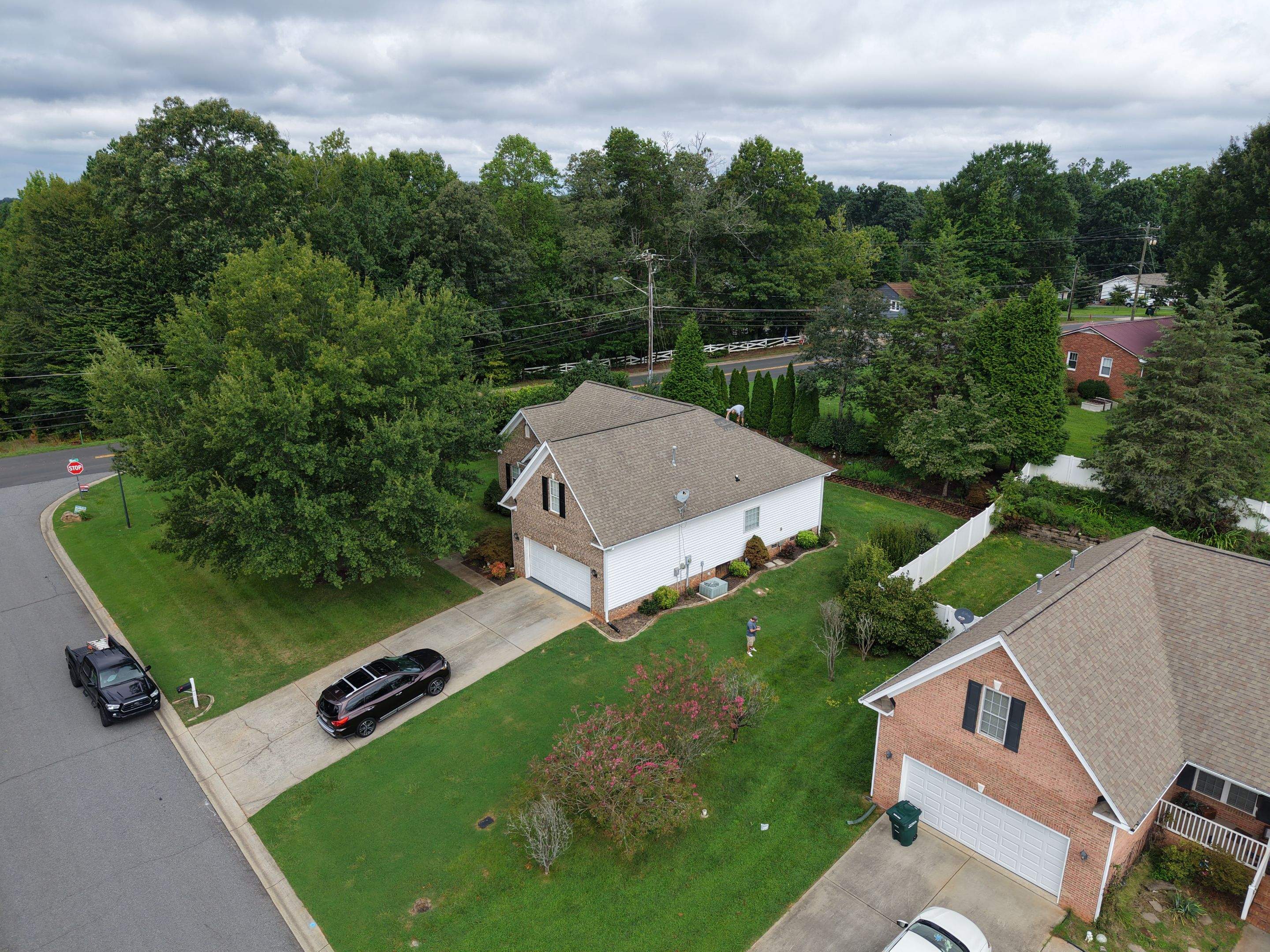 Residential Roof Replacement using CERTAINTEED LANDMARK AR WEATHERWOOD, captured on Aug 22, 2025 with CompanyCam.