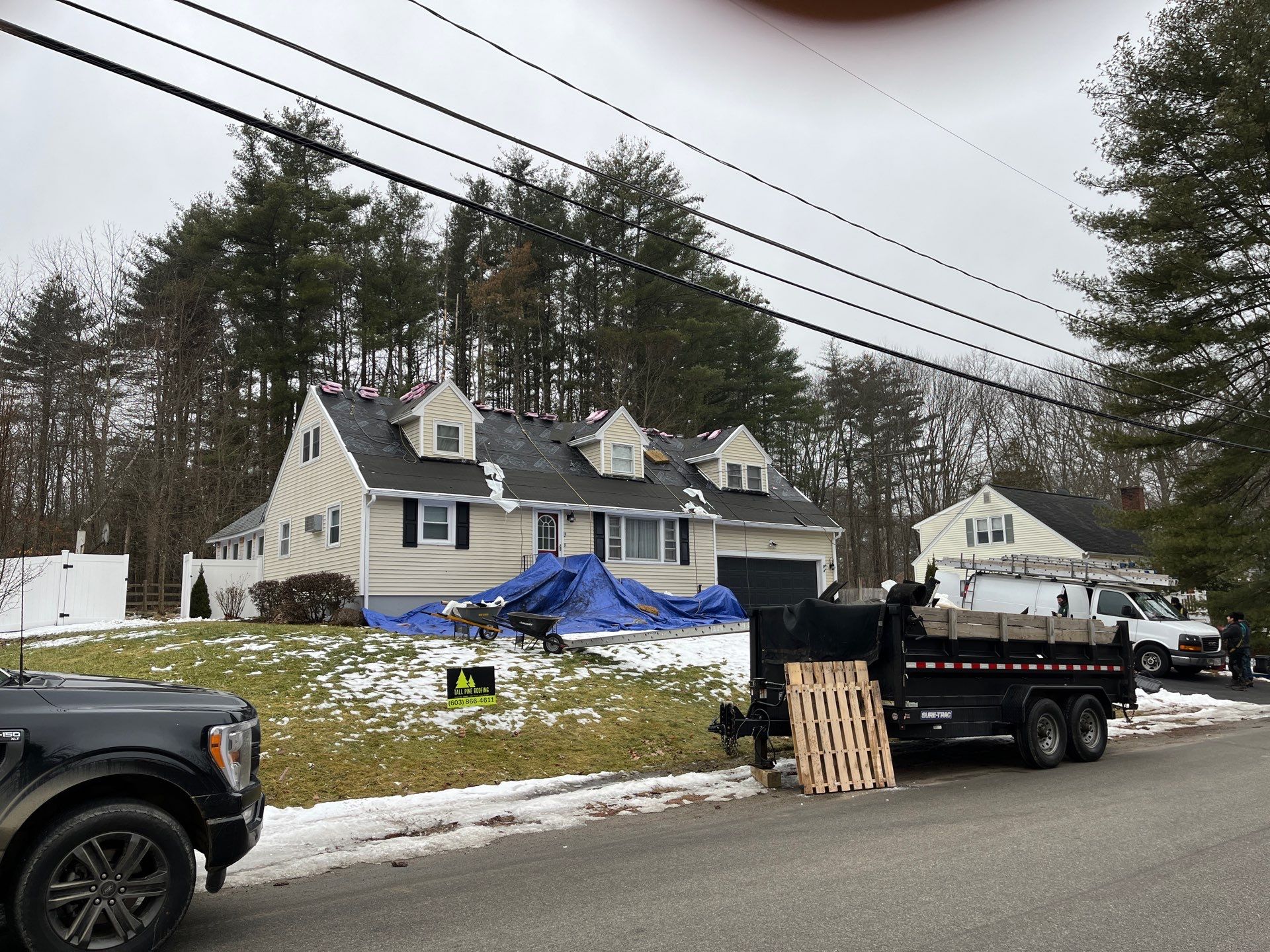 New Roof in Exeter New Hampshire by Tall pine roofing