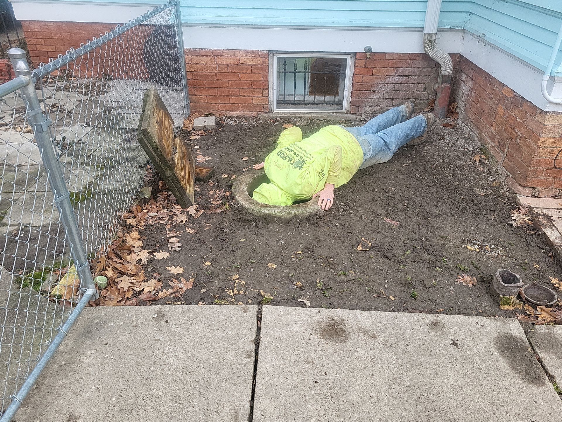 Exterior Basement Waterproofing & Combo Sump Backup System by Toledo Basement Repair