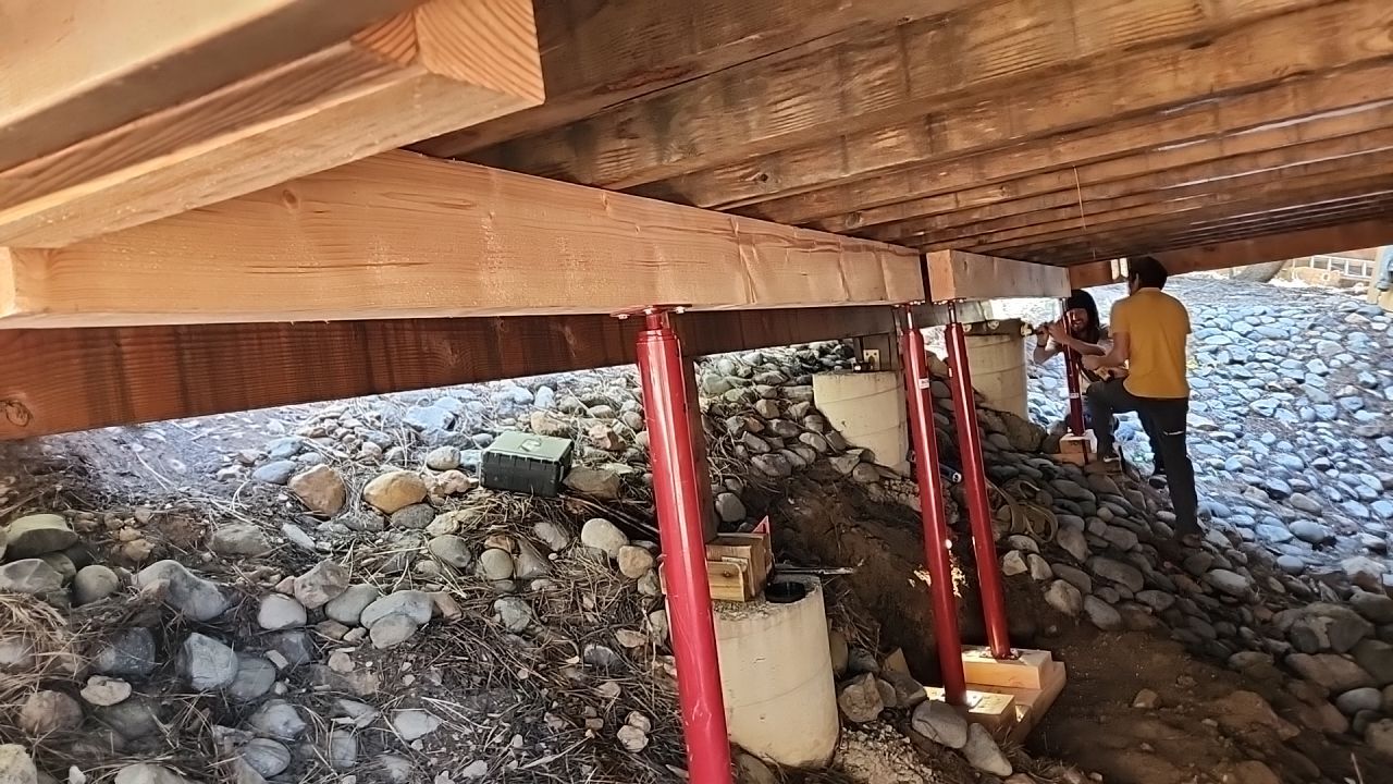 Deck Beam Replacement/Water damage Repair by The Tahoe Tradesman