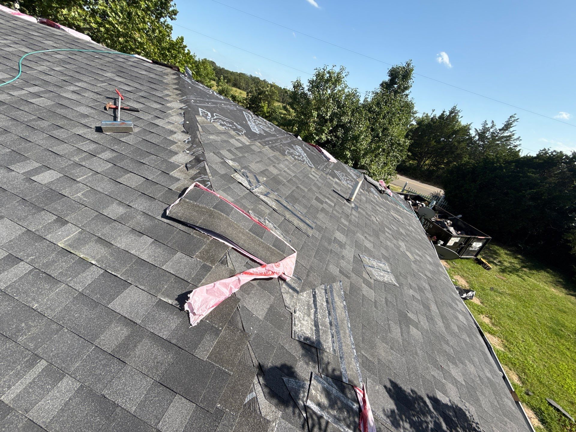 2 layers tear off & installation of new architectural shingles. by In & Out Construction & Remodeling, LLC