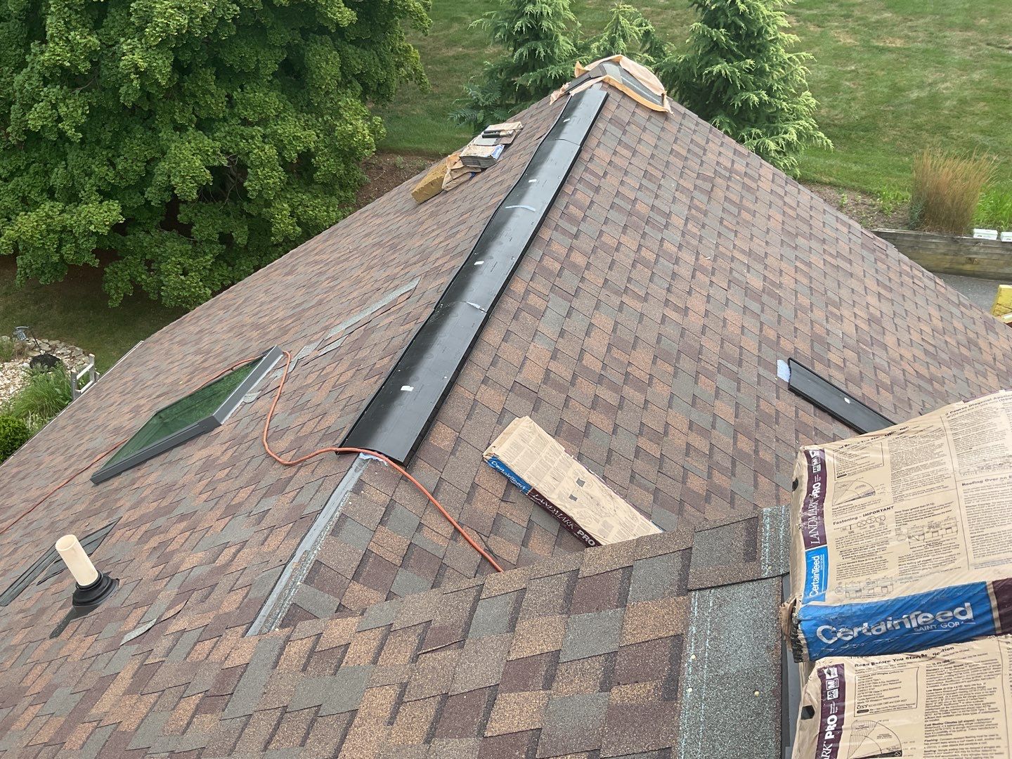 New Shingle Roof, New Skylights, New Windows, Repair T-1 11 panels by Alpha Design Services
