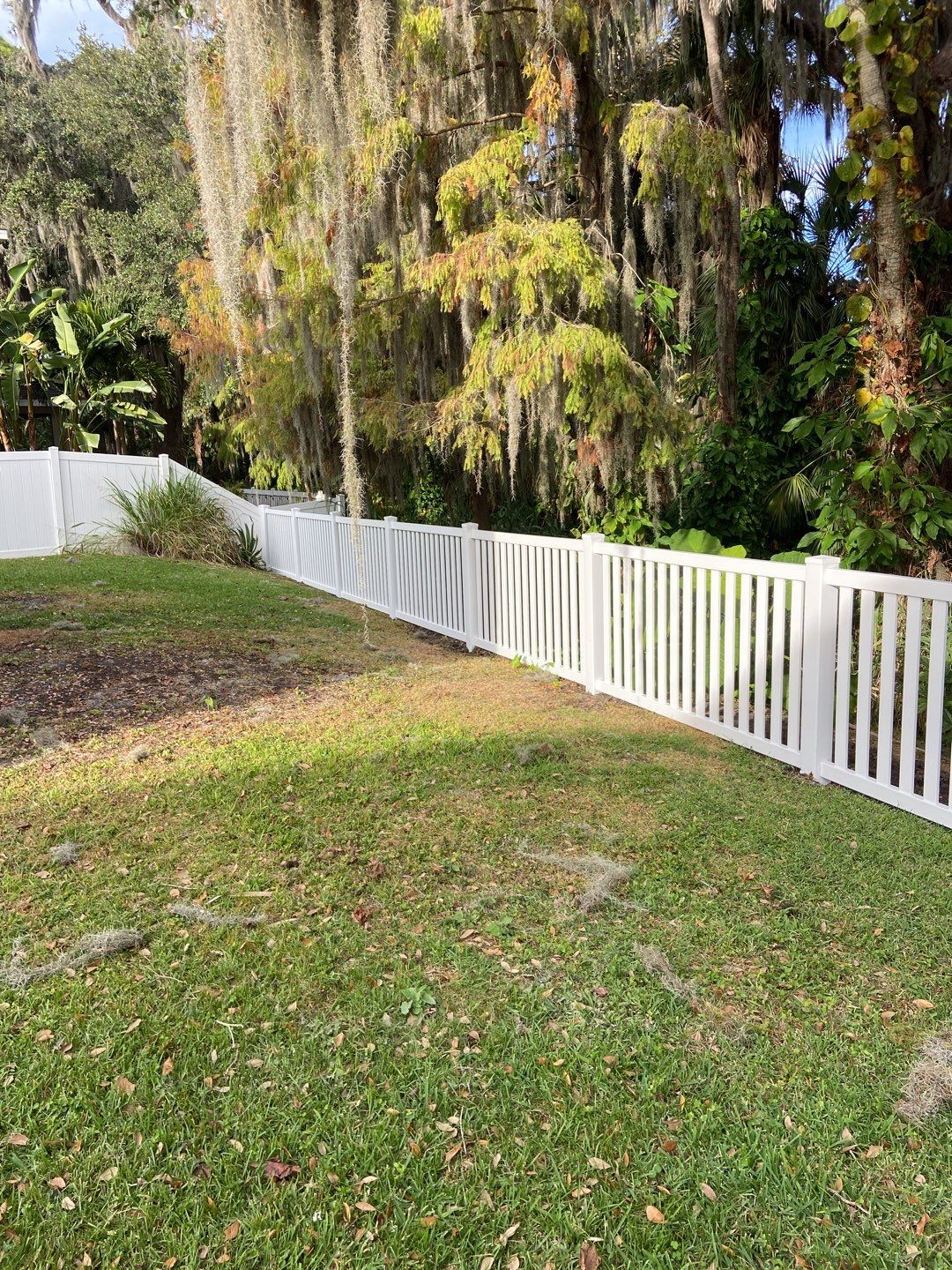 Bradenton, FL 6 ft. Tall White Vinyl Privacy Fence Installation and 4 ft. Spaced Picket Vinyl  by Asap fence and gates, LLC