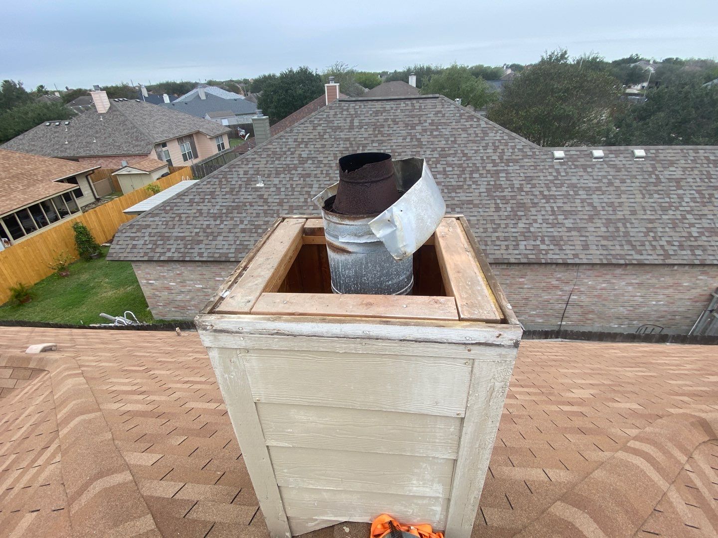 Residential Roofing Repair using Custom Fabricated Steel by Lighthouse Roofing