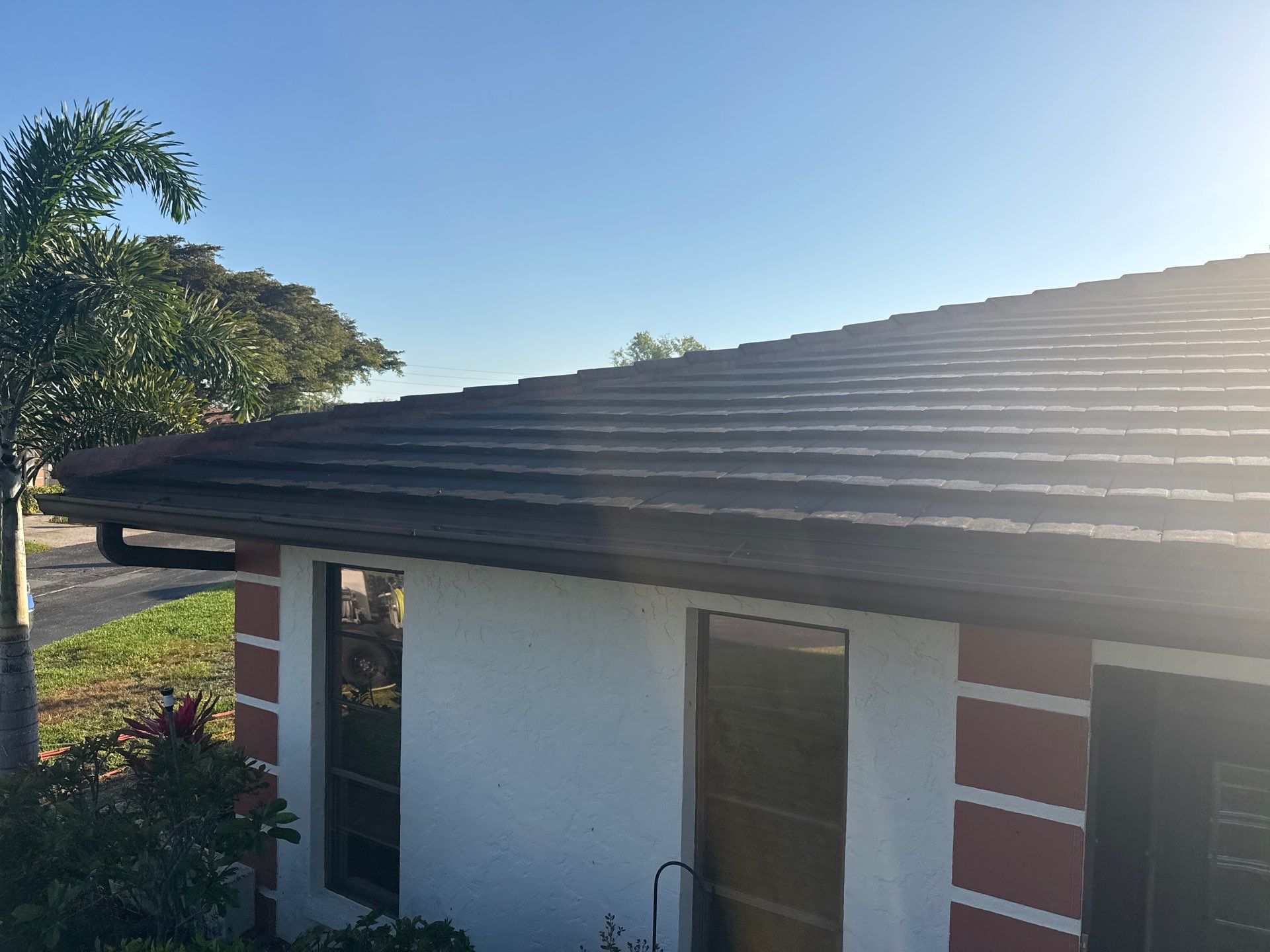 Tile Roof Cleaning – Vivenda at Bradenton I (5-Star Review & Plant Protection) by Sunshine AquaWash