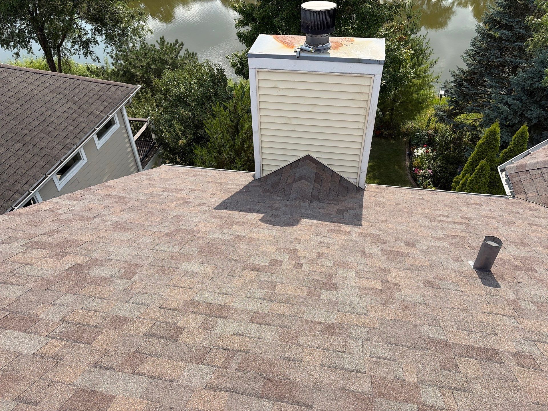Architectural Asphalt Shingle Roof Replacement in Lisle by Pro Home Services Inc