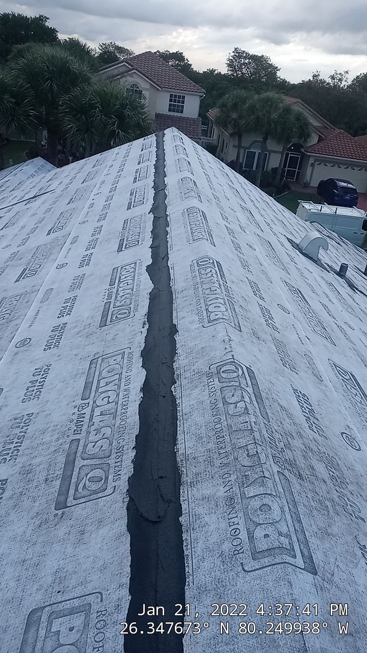 Residential Roofing Installation using Eagle Roofing Tile by BLUES BROTHERS ROOFING