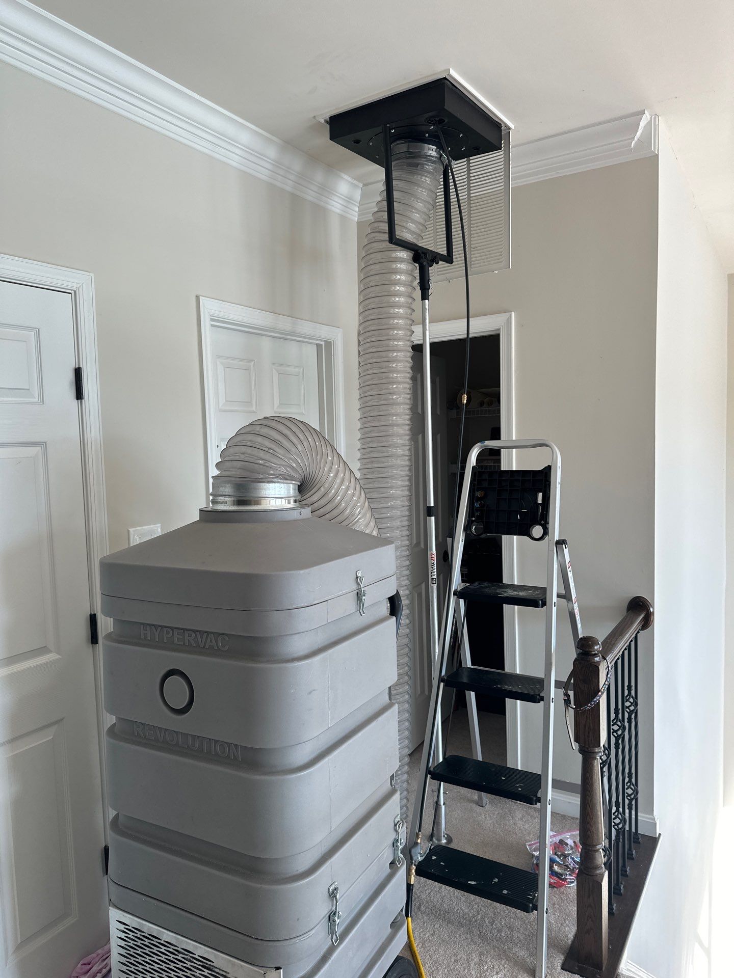 Air duct cleaning using Hypervac by Pronto Air Duct Cleaning