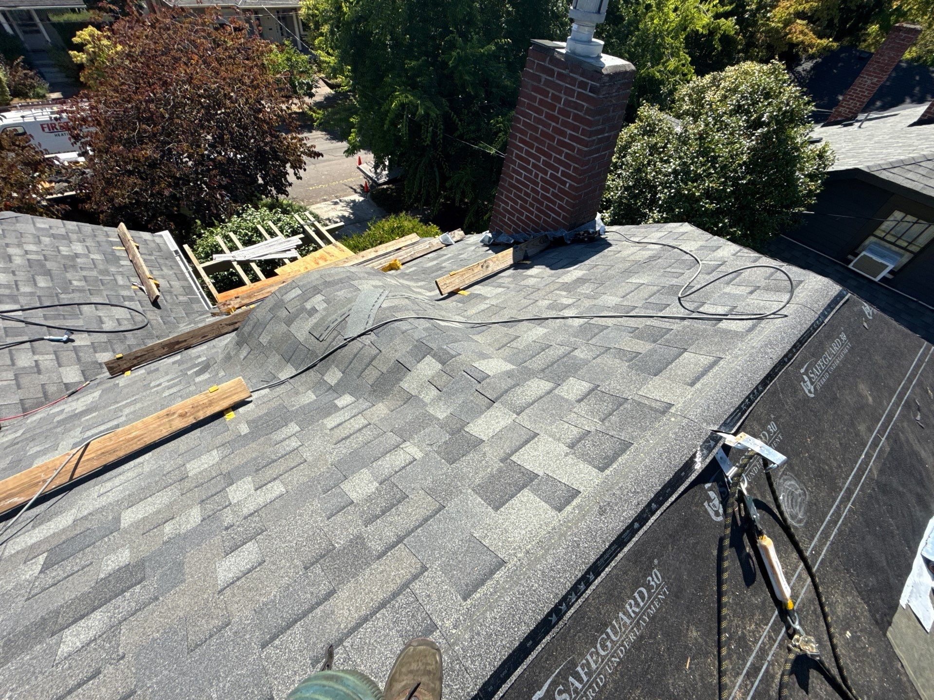 Project in Portland by Tom Leach Roofing