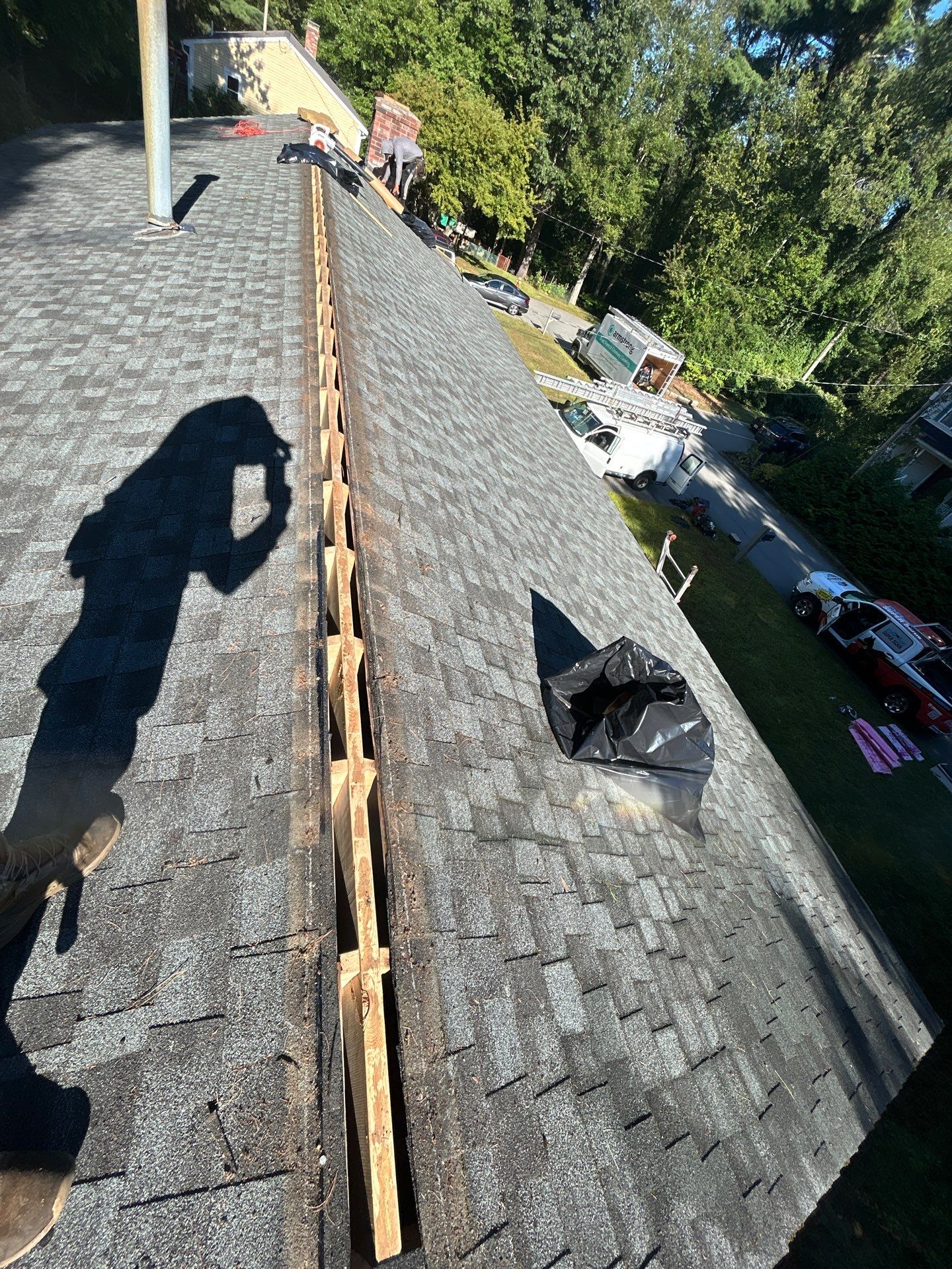 Tewksbury Attic Ventilation Upgrade with Chimney & Pipe Boot Reflashing by Mighty Dog Roofing of Greater Middlesex County