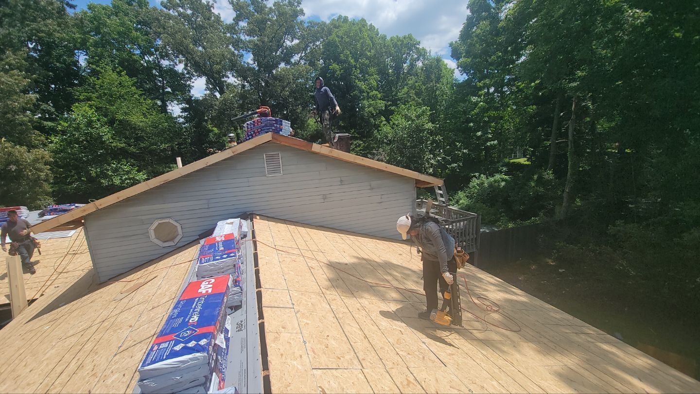 Roof Installation using GAF Timberline HDZ by ExteriorPros