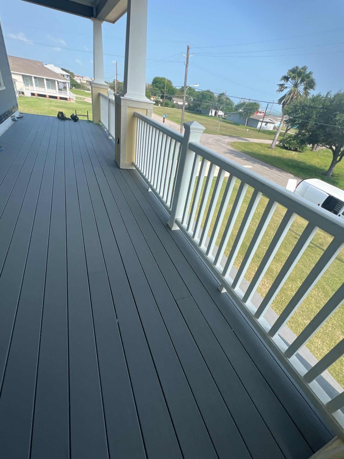 Portland Shore Porch Build by Bayfront Roofing and Construction