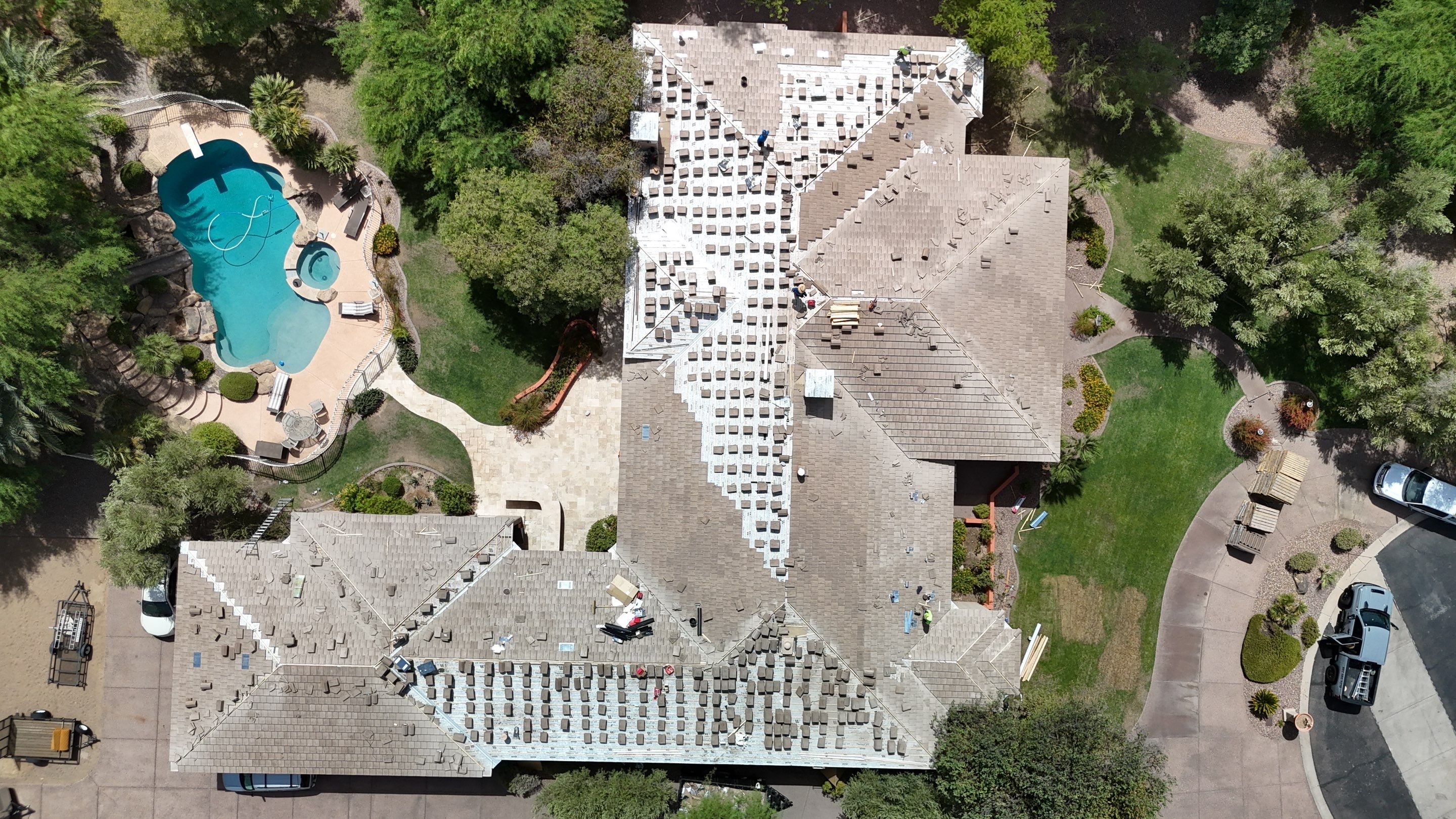 Project in Paradise Valley, AZ by Saint Roofing
