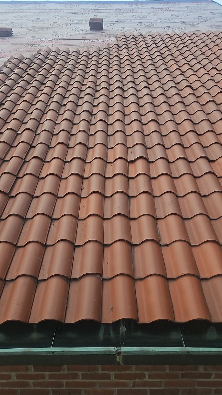 Commercial Roofing using  Ludowici Spanish 18 Clay Tile by Absolute Roofing and Construction