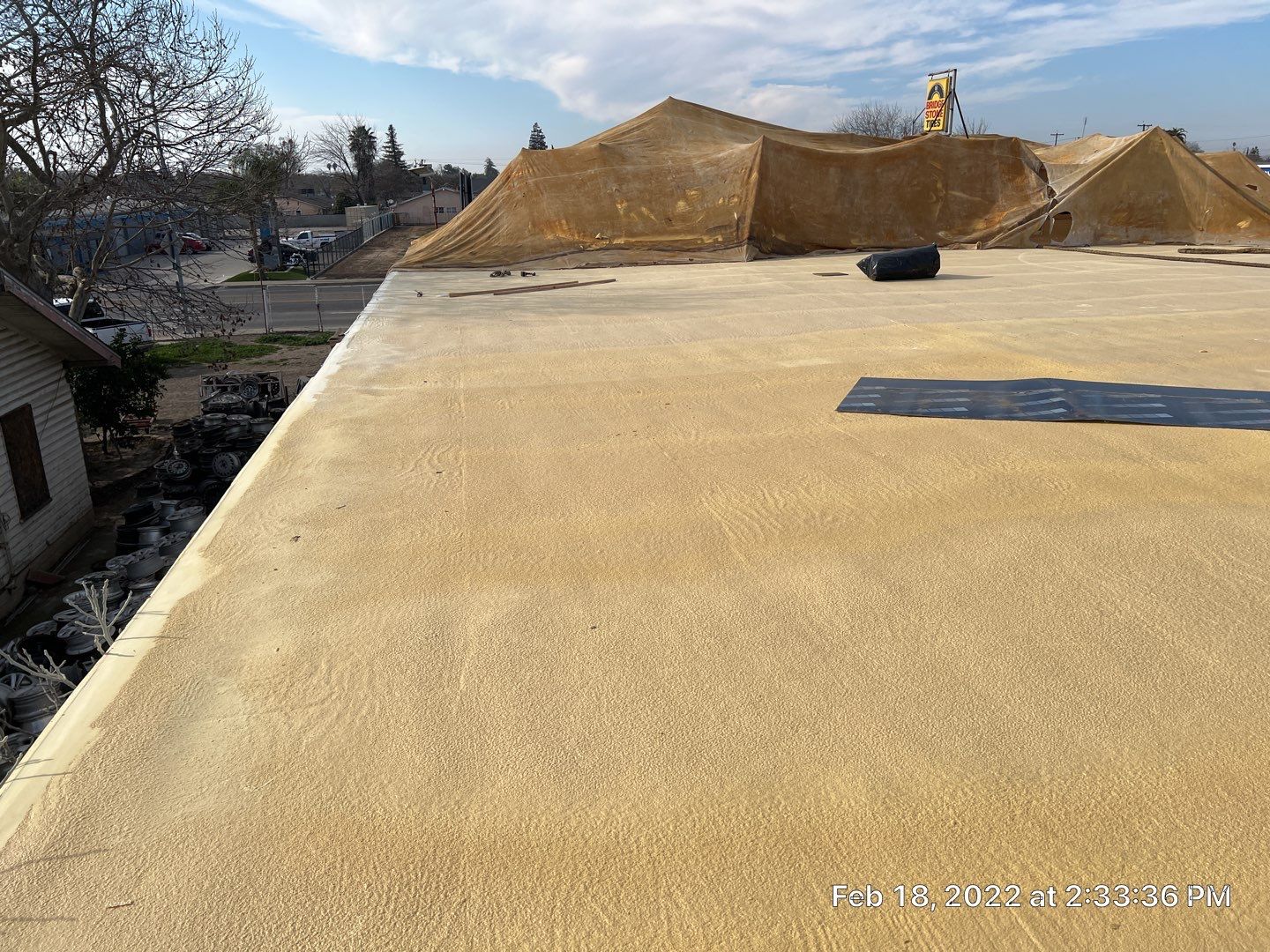 Spray foam and coatings using Conklin Benchmark/PUMA XL coatings and spray foam by Straight Edge Roofing Inc