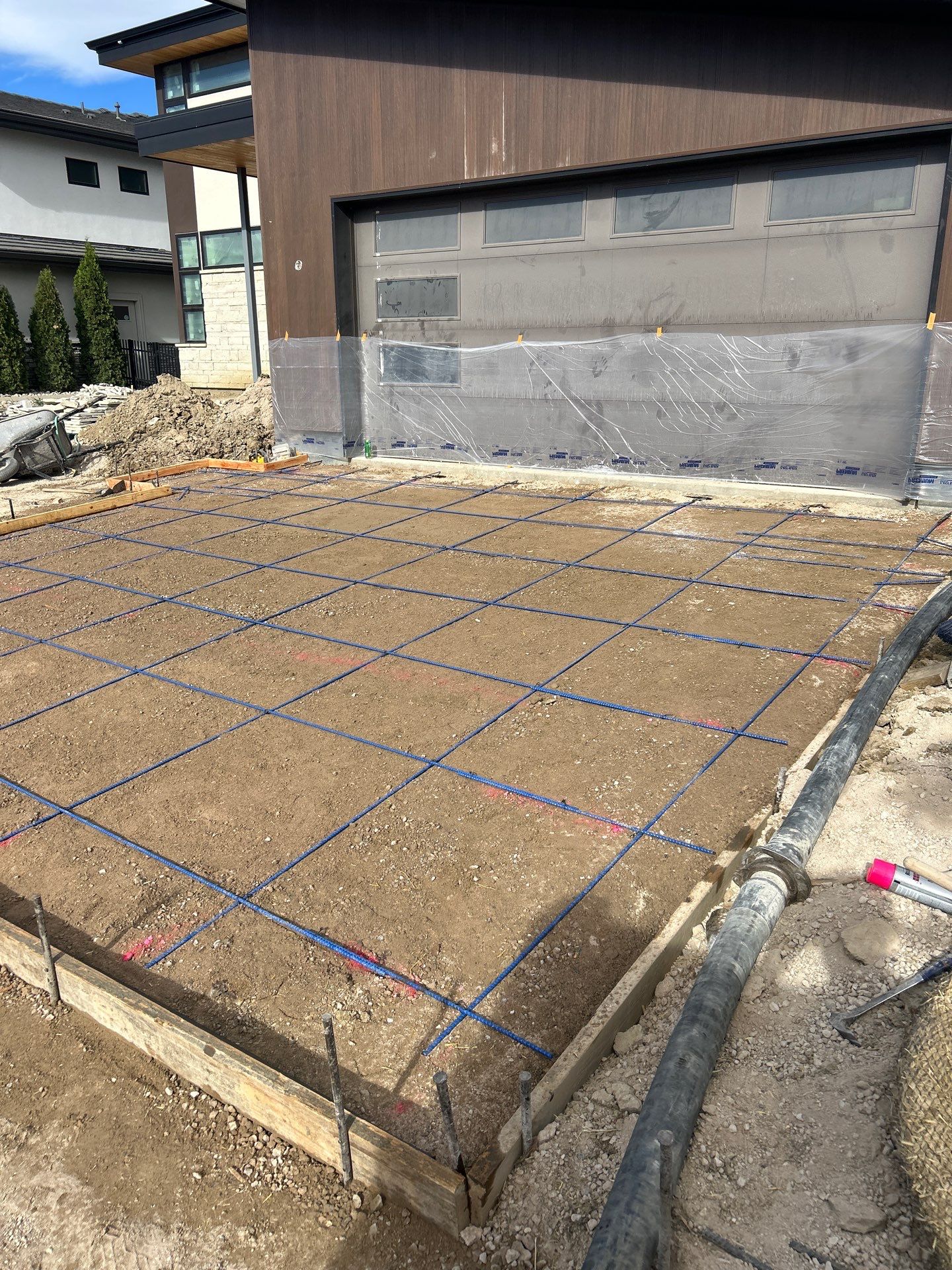 Stamped Concrete Patio and Custom Walkway Installation in Berthoud, Colorado by Center Line Concrete