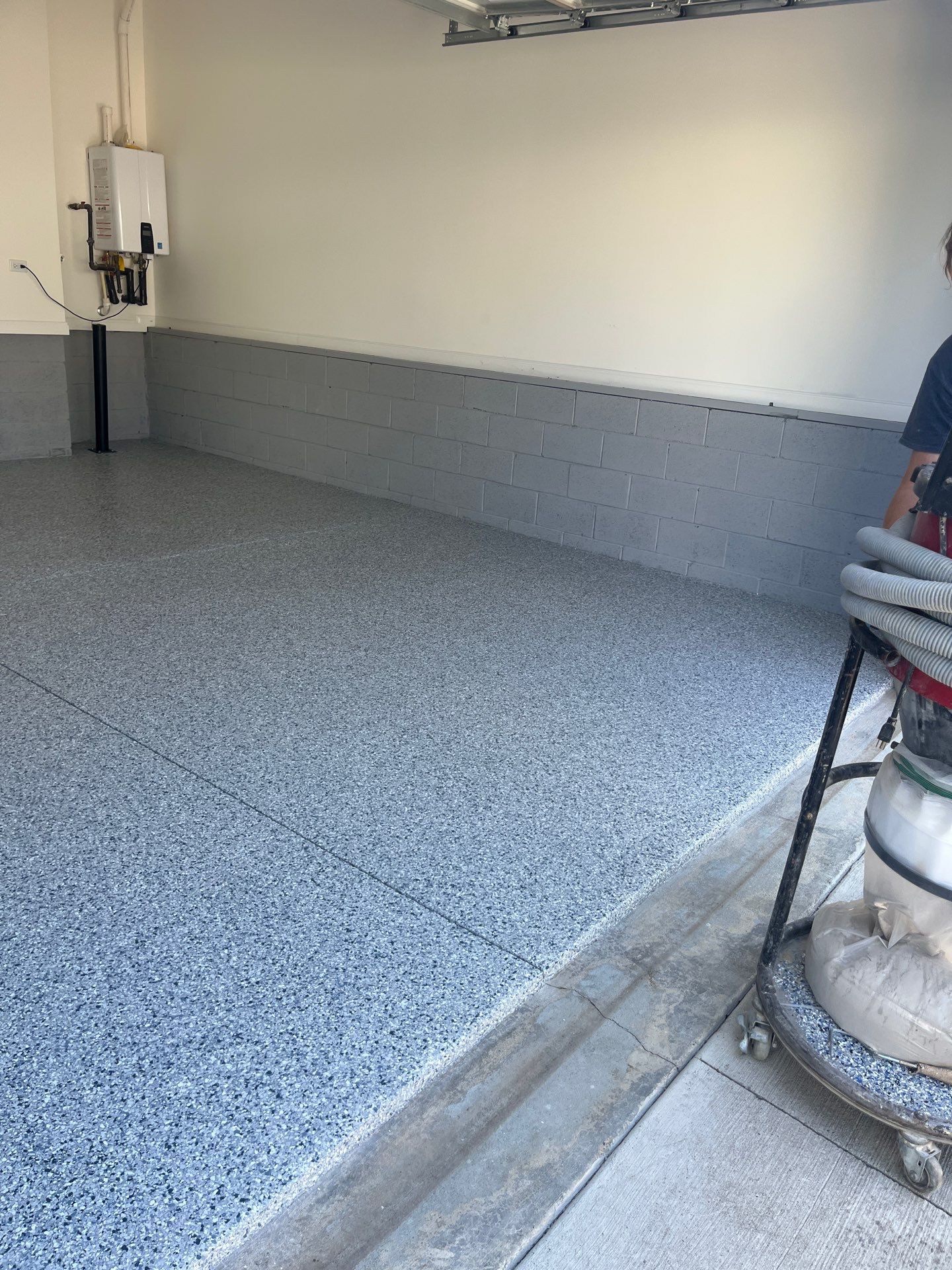 Garage Floor Coating using Tidal Wave by My Garage Floor Guys