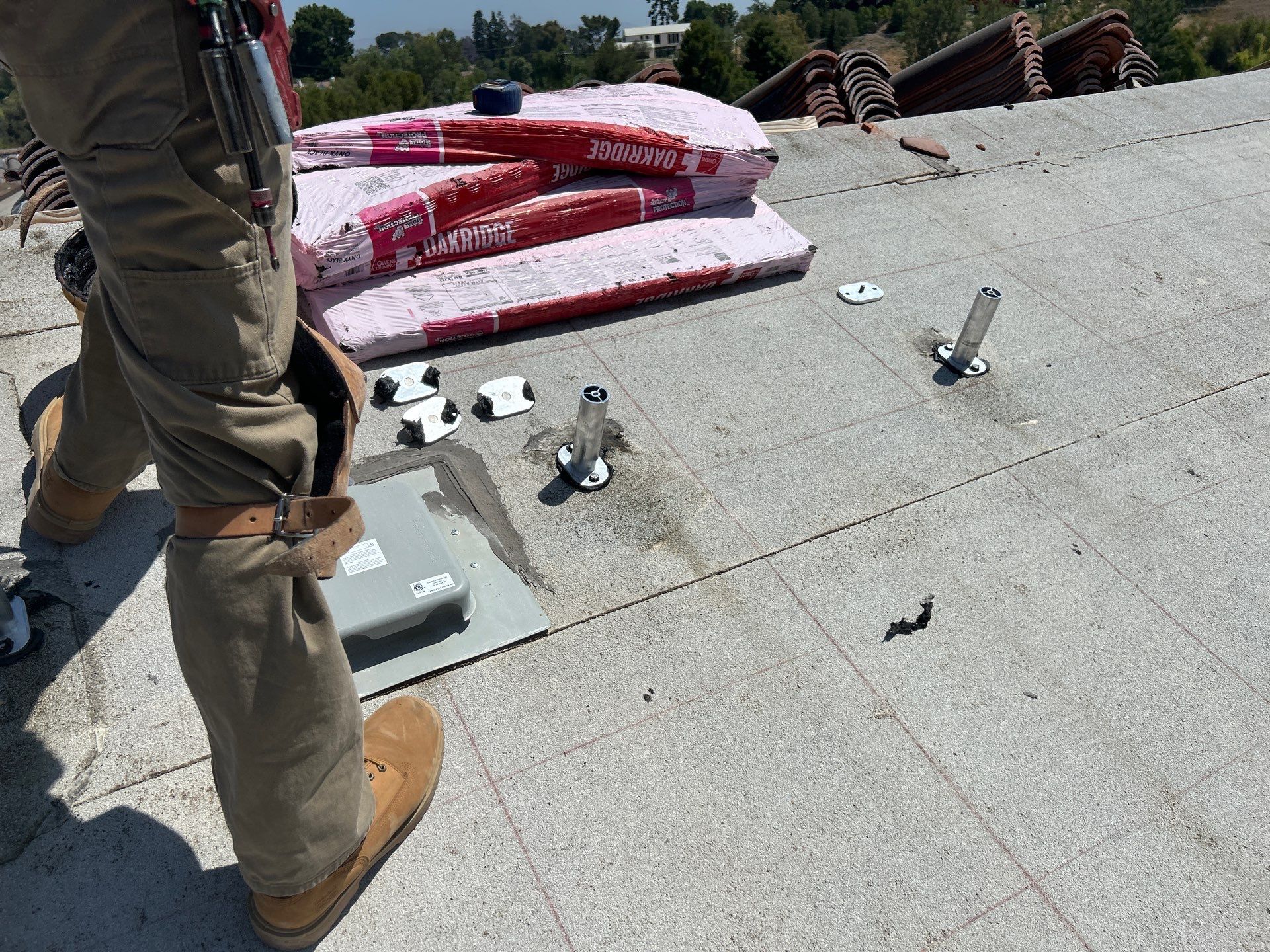 Solar Panel and Clay Tile Roof Installation in Hidden Hills by AWS Solar