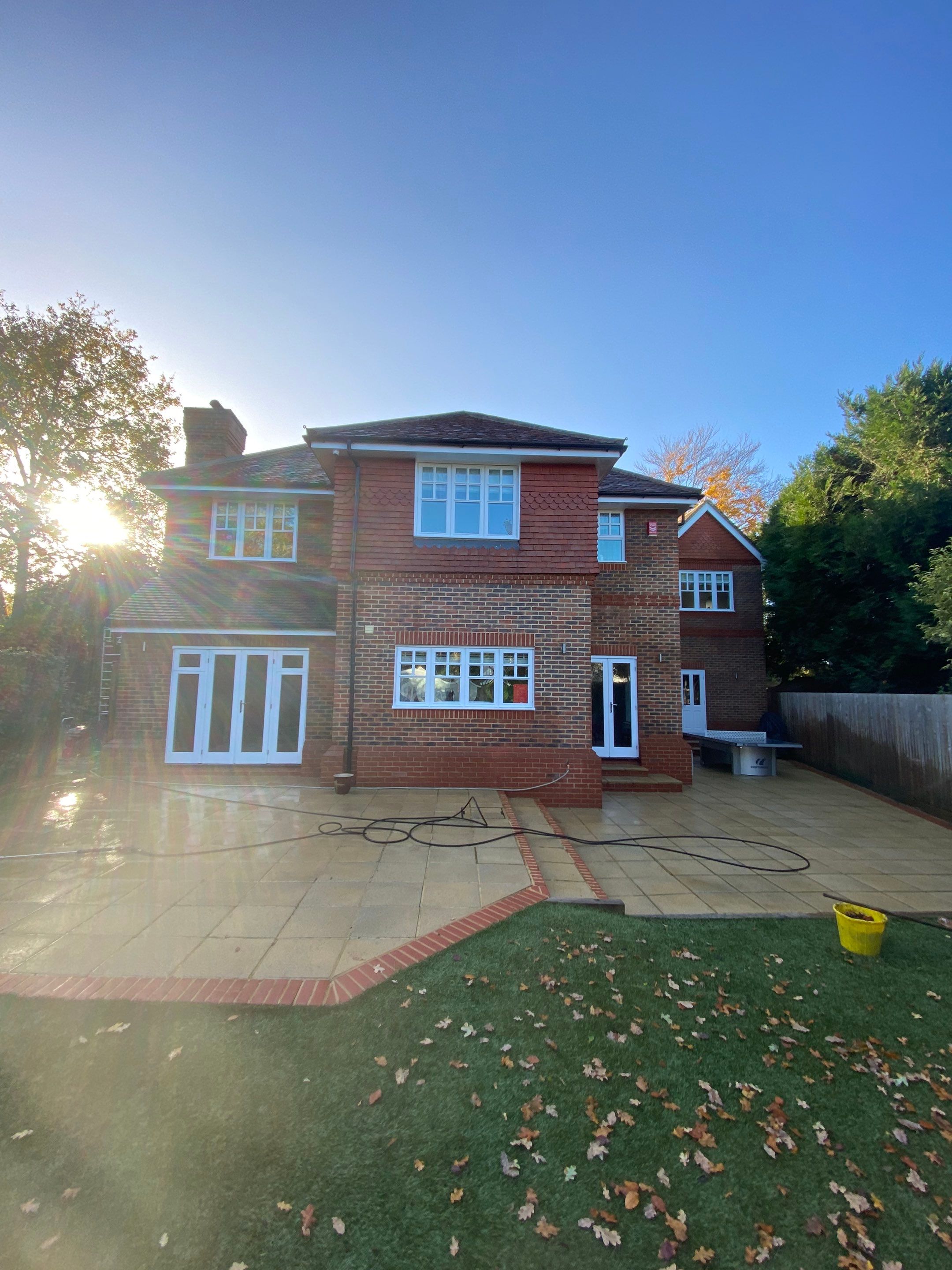 Roof Cleaning using Honda 15lpm Low Pressure Washing Machine by Ges Exterior Cleaning ltd